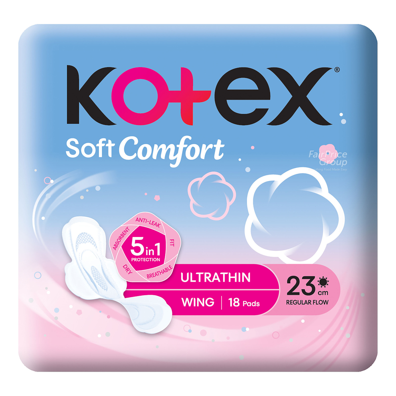 Kotex Soft & Smooth Air Super Ultrathin Pads-Regular(24cm)