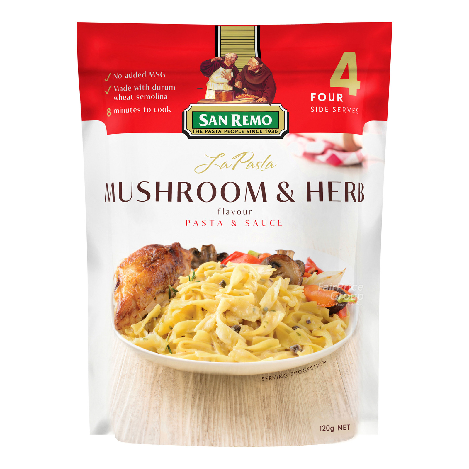 San Remo Pasta Meal - Mushroom & Herb