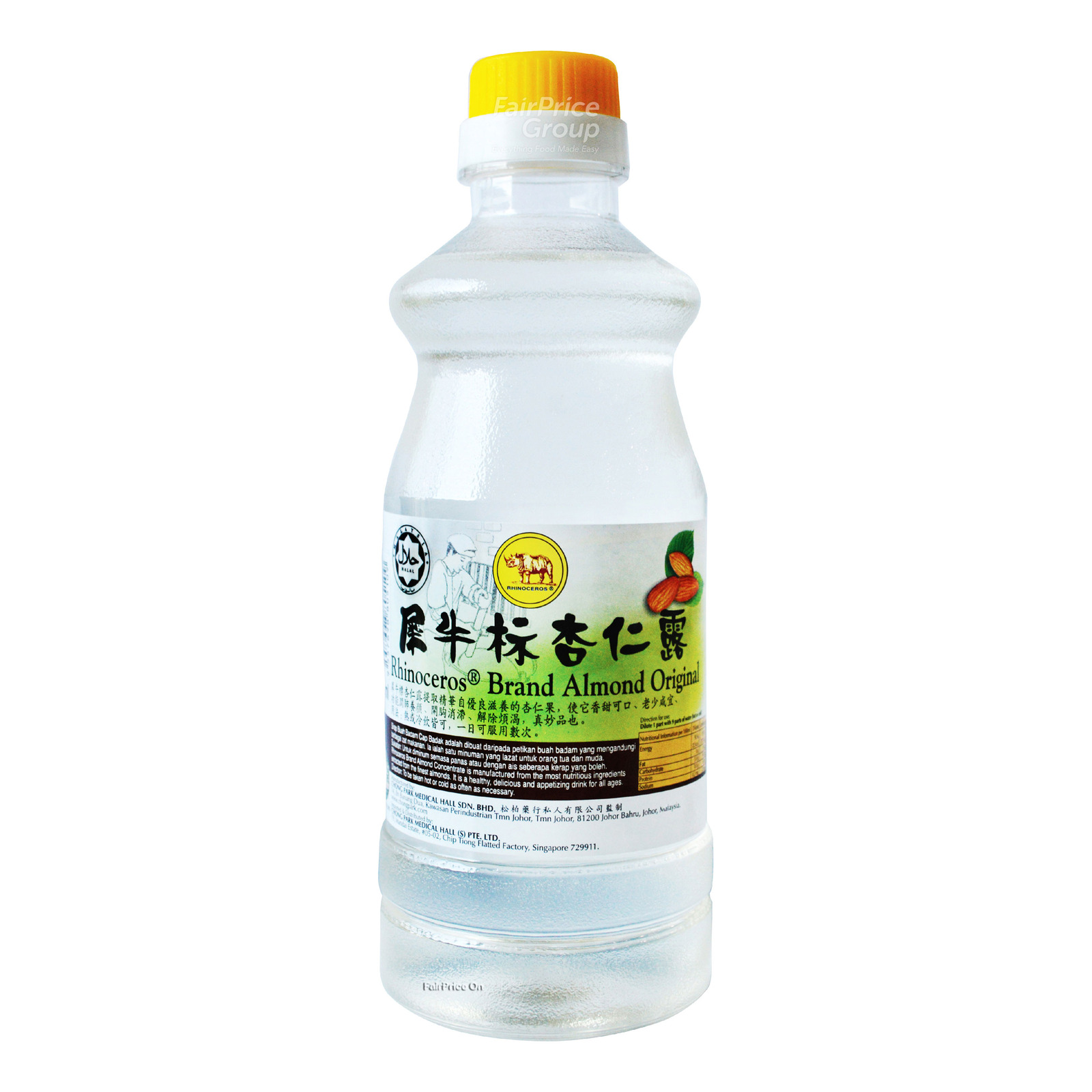 Rhinoceros Brand Bottle Drink - Almond Original