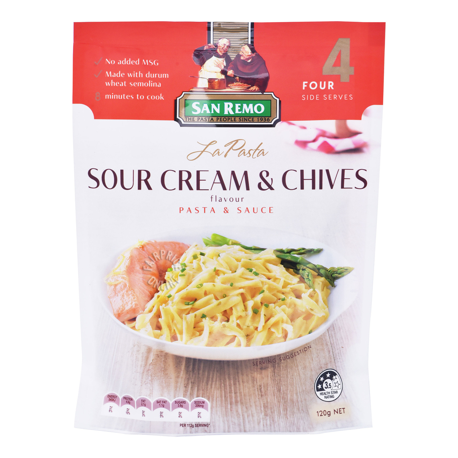 San Remo Pasta Meal - Sour Cream & Chives