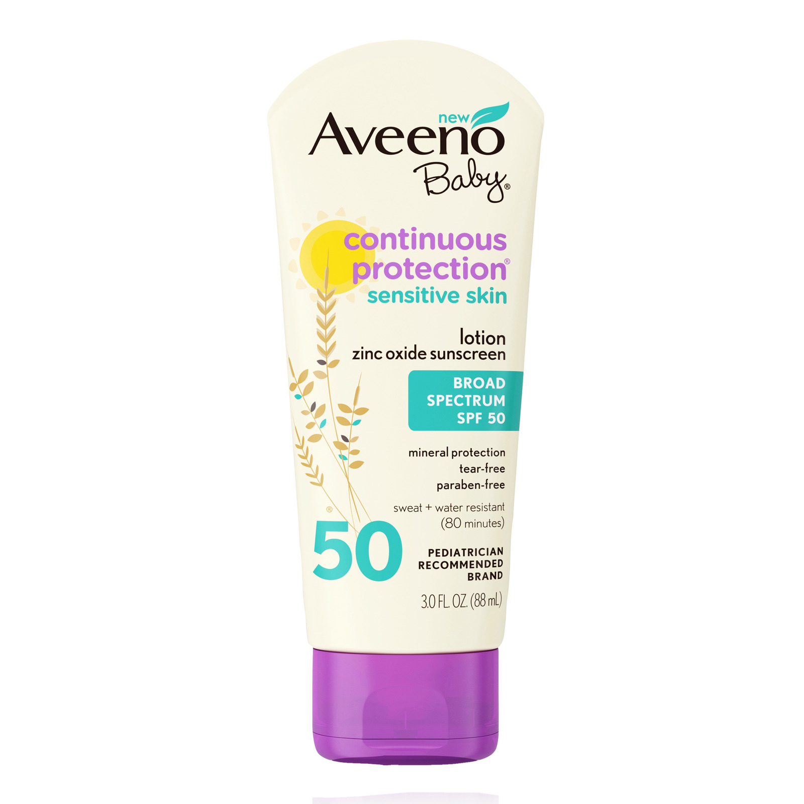 Aveeno Baby Sunscreen Lotion - Sensitive Skin (SPF 50)