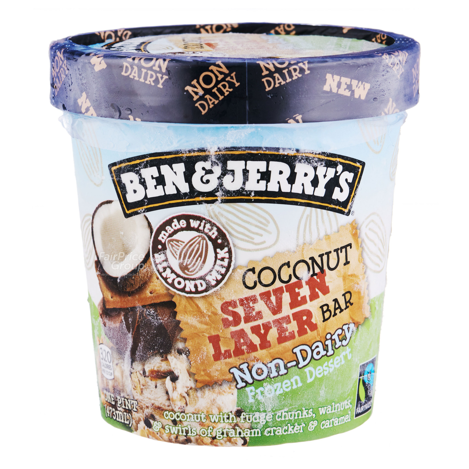 Ben & Jerry's Non-Dairy Ice Cream - Coconut Seven Layer Bar