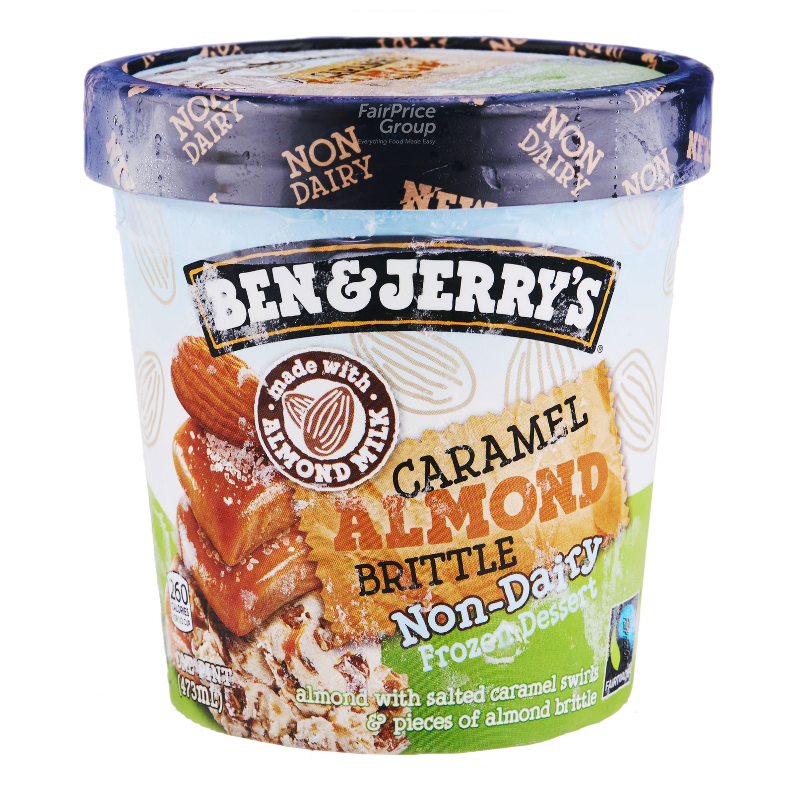 Ben & Jerry's Non-Dairy Ice Cream - Caramel Almond Brittle