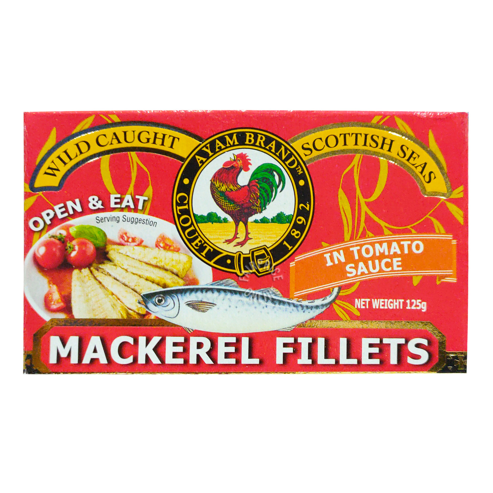 Ayam Brand Mackerel Fillets - Tomato Sauce