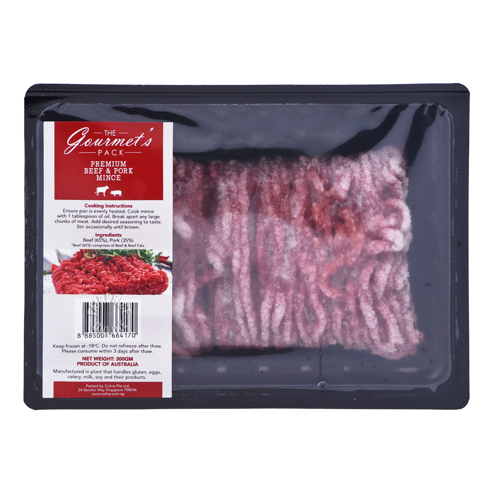 The Gourmet's Pack Premium Frozen Beef & Pork Mince