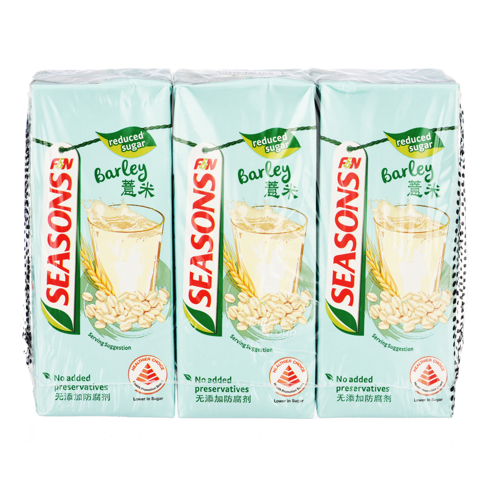 F&N Seasons Packet Drink - Barley (Reduced Sugar)