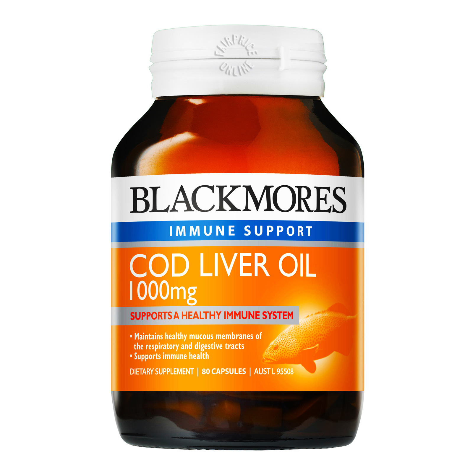 Blackmores Immune Support Supplement - Cod Liver Oil100mg