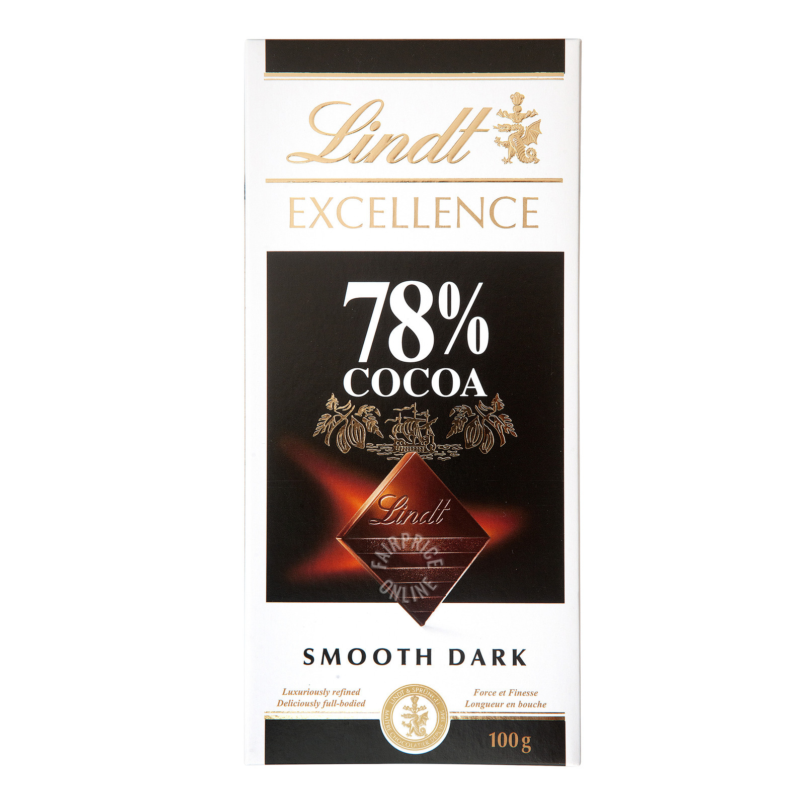 Lindt Excellence Chocolate Bar - 78% (Intense Dark)