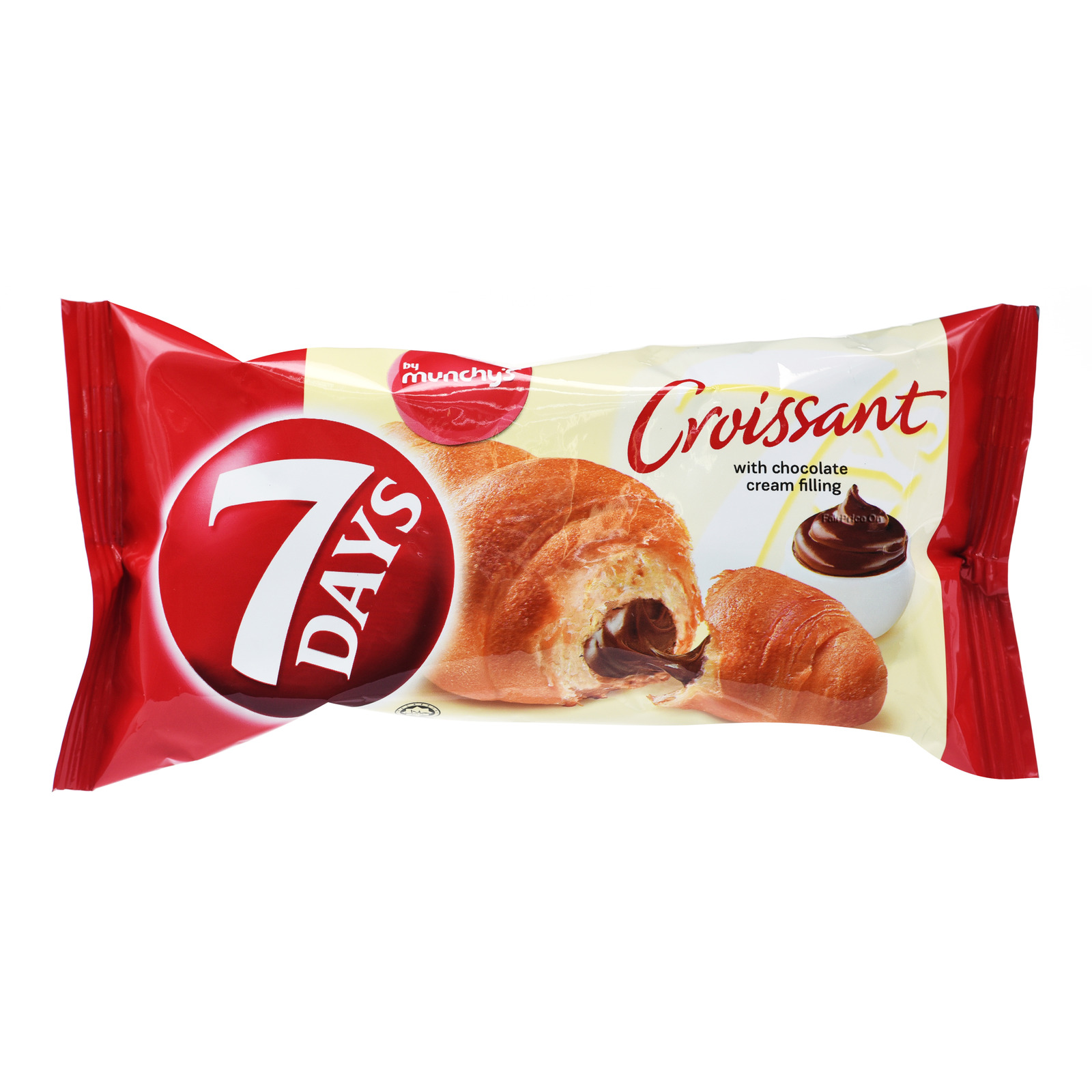 Munchy's 7 Days Croissant Cream Bun - Chocolate