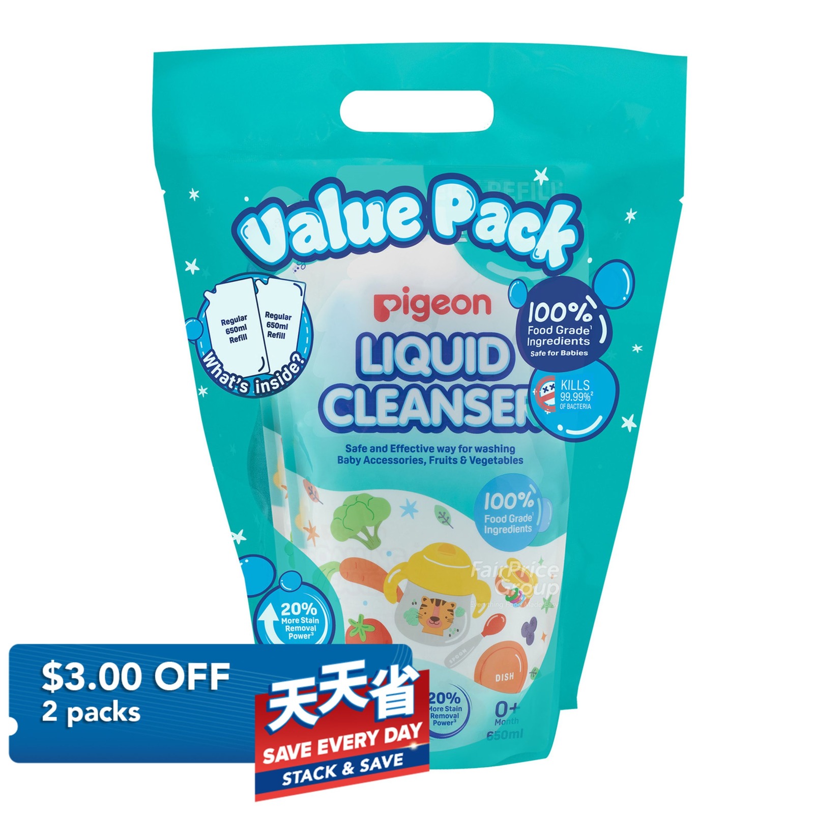 Pigeon Baby Liquid Cleanser Refill