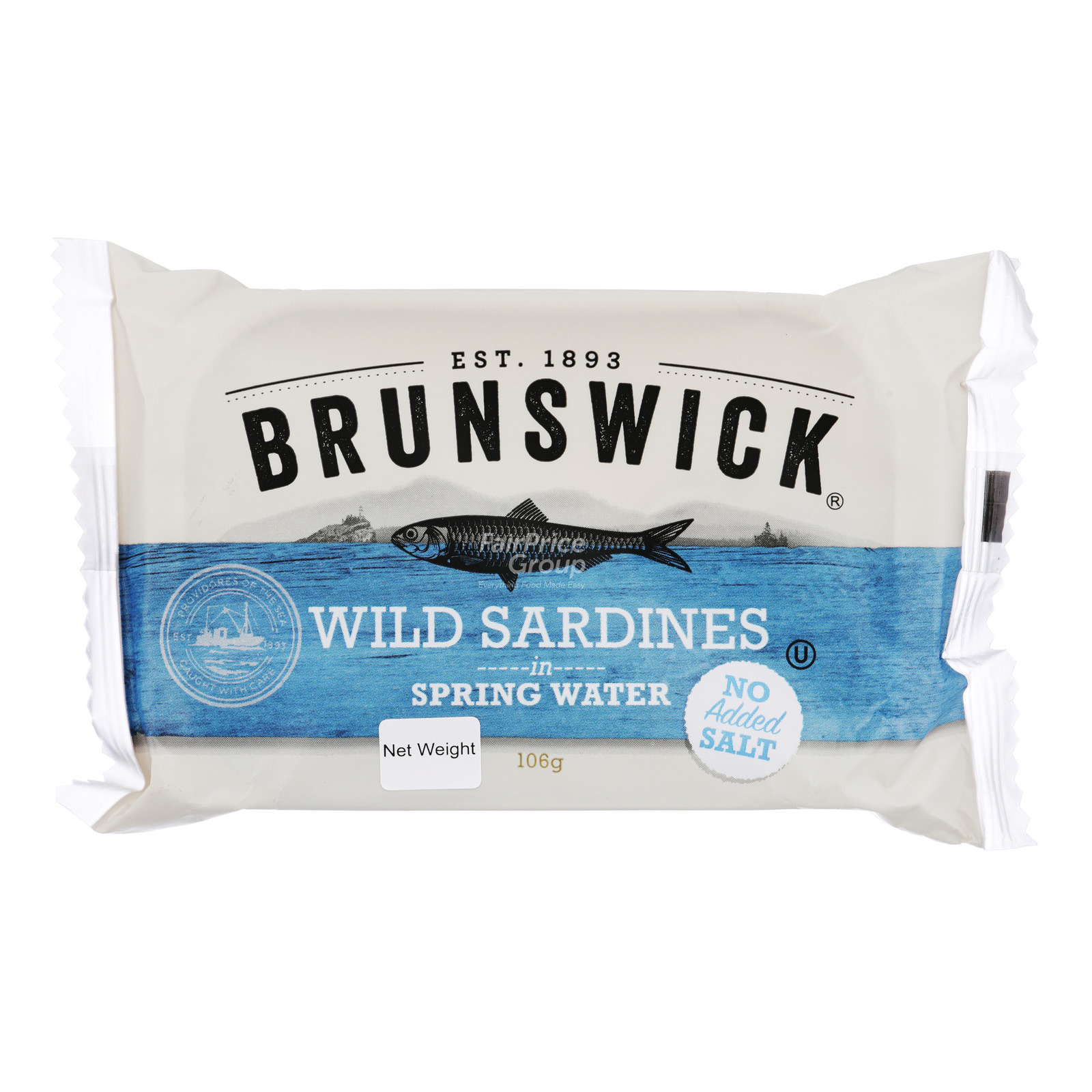 Brunswick Wild Sardines - Spring Water (No Added Salt)