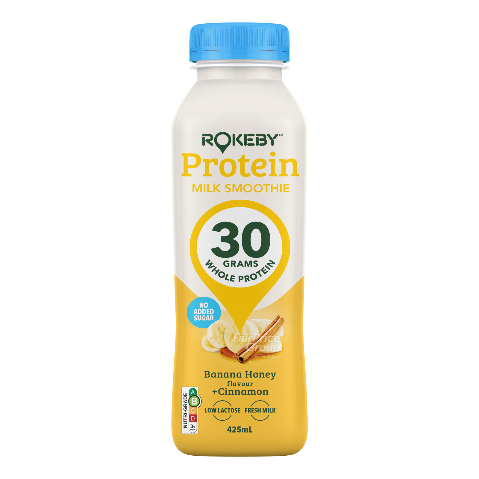 Rokeby Farms Whole Protein Smoothie - Banana, Honey & Cinnamon