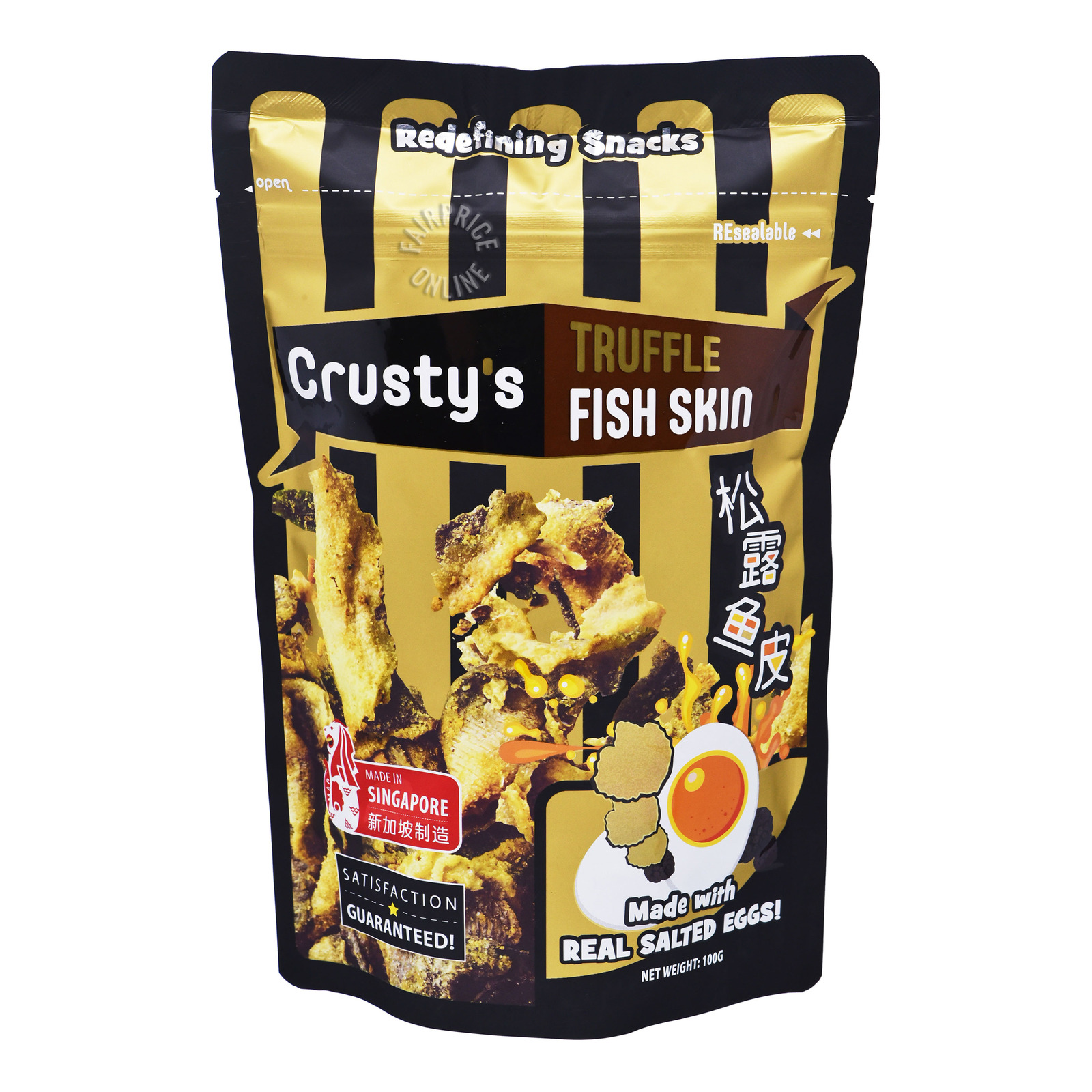 Crusty's Salted Eggs Fish Skin - Truffle
