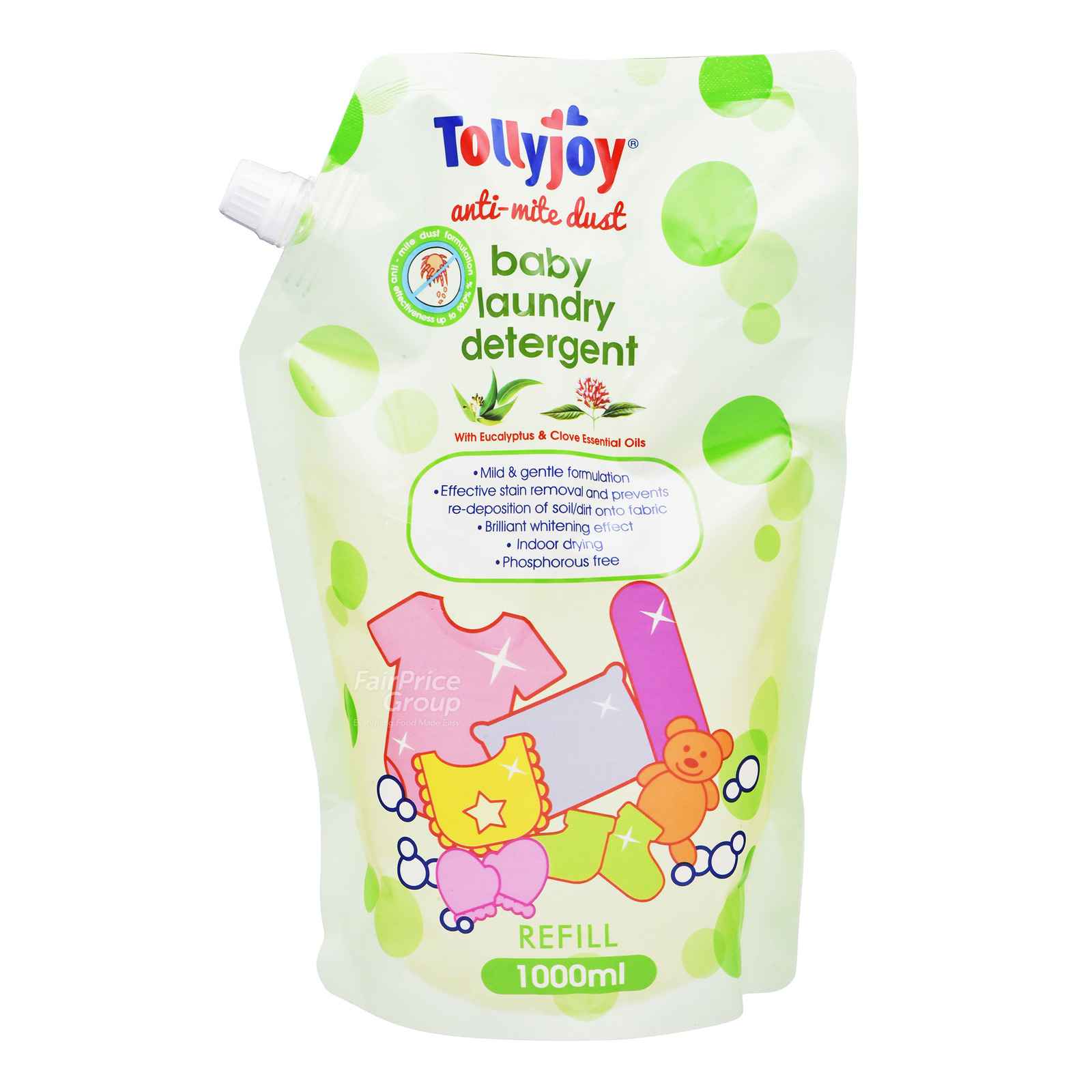 Tollyjoy Baby Laundry Detergent Refill - Anti-Mite Dust