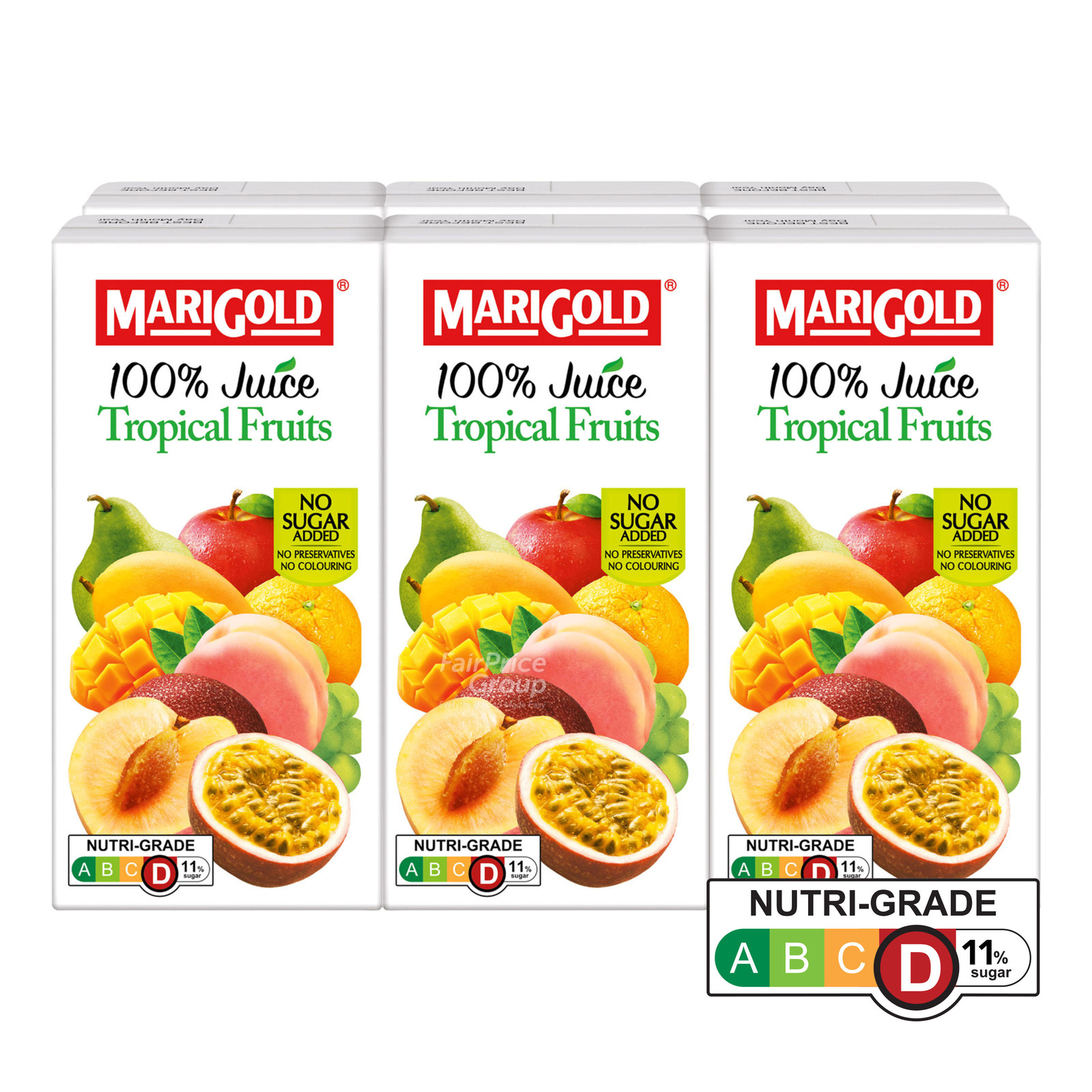 Marigold 100% Packet Juice - Tropical Fruits