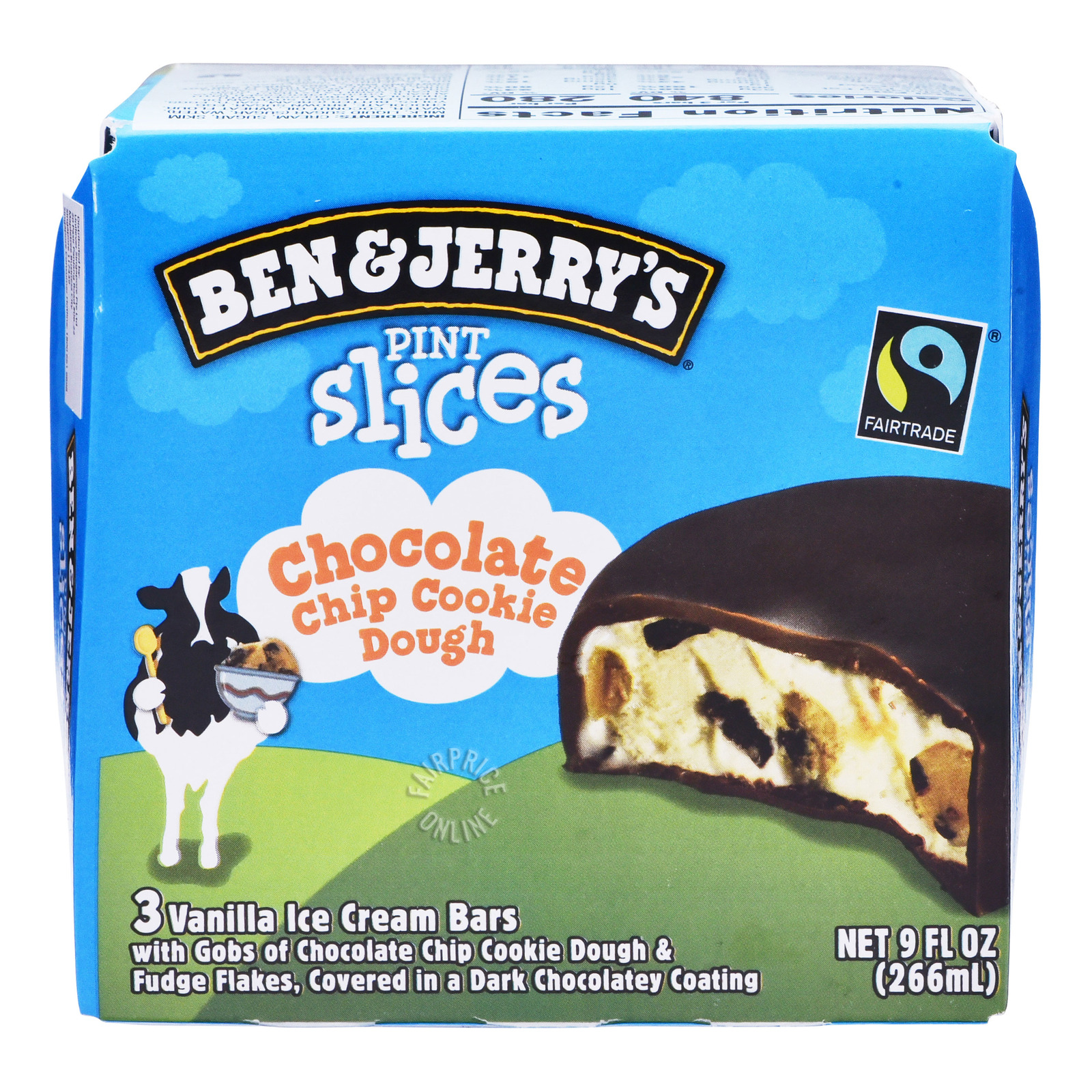 Ben & Jerry Pint Slices Ice Cream - Chocolate Chip Cookie Dough