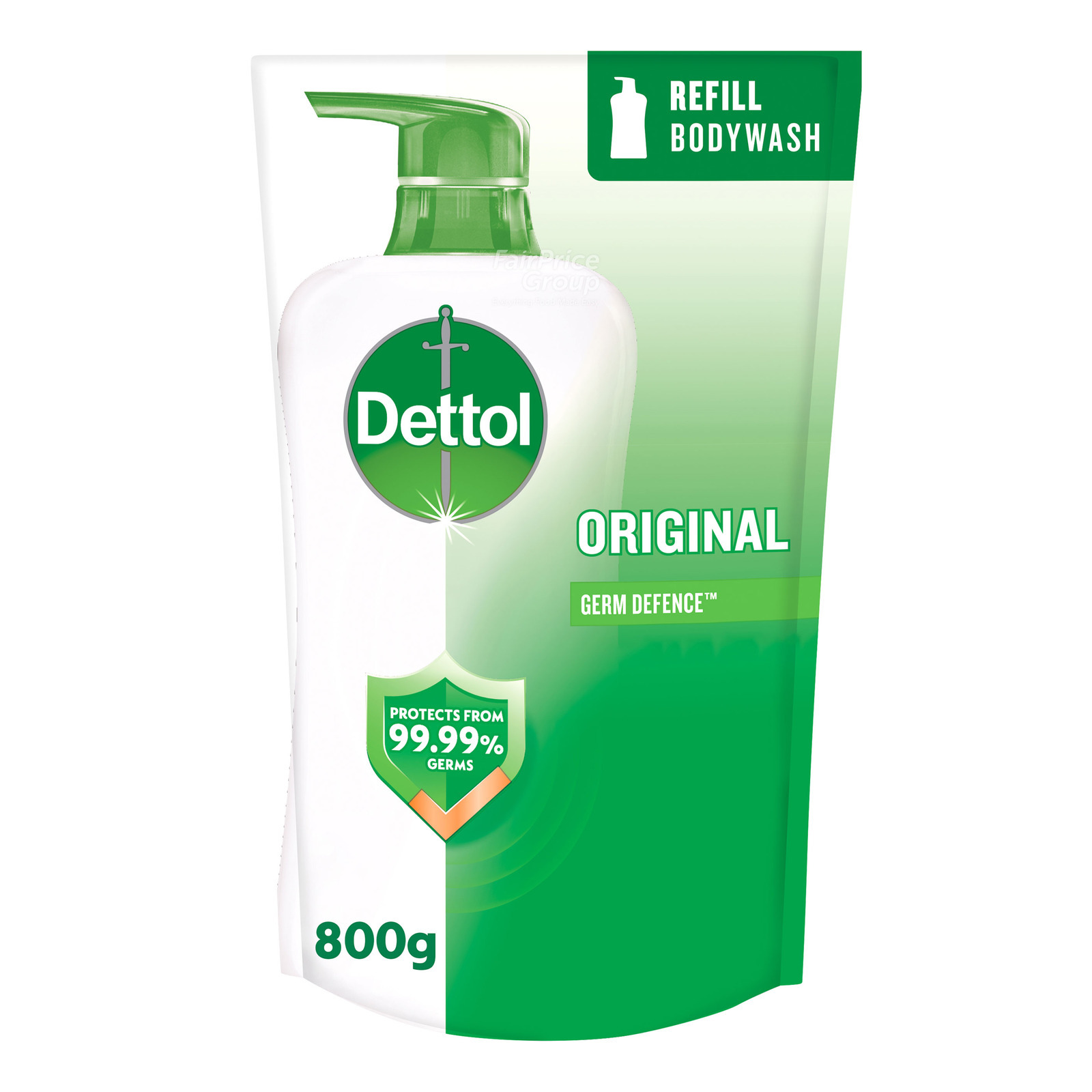 Dettol Anti-Bacterial pH-Balanced Body Wash Refill - Original