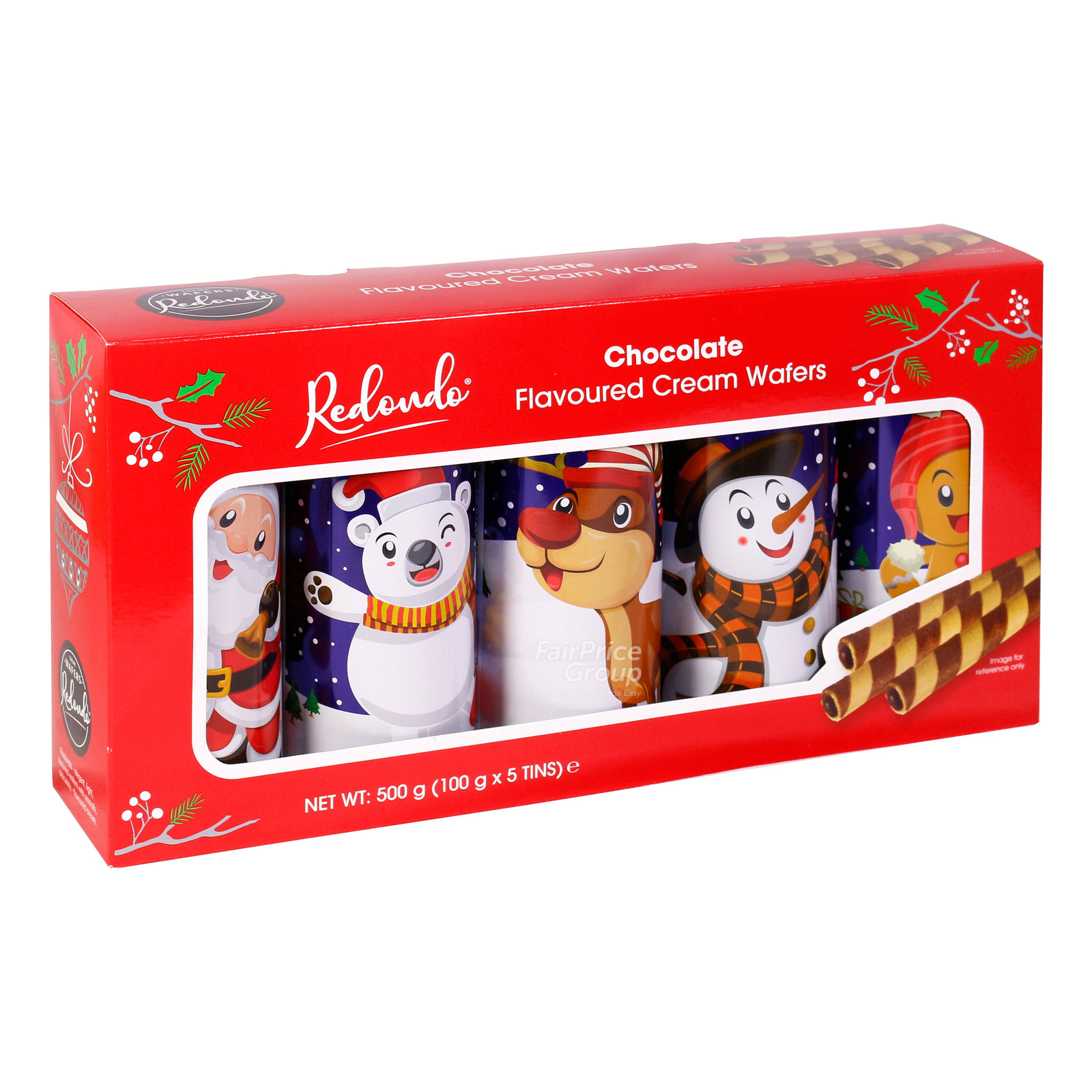 Redondo Christmas Cream Wafer - Cookies & Cream + Chocolate