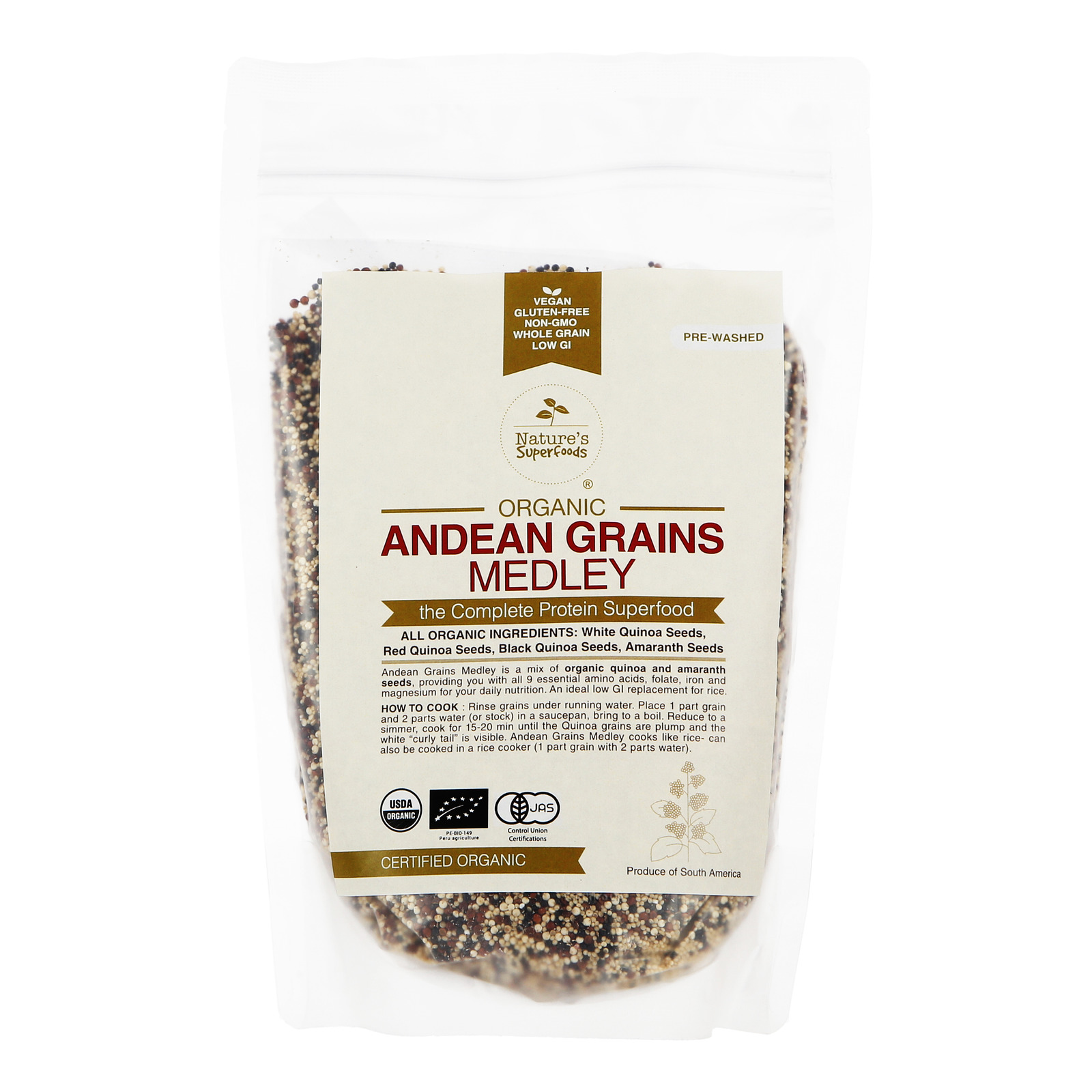 Nature's Superfoods Organic Andean Grains Medley