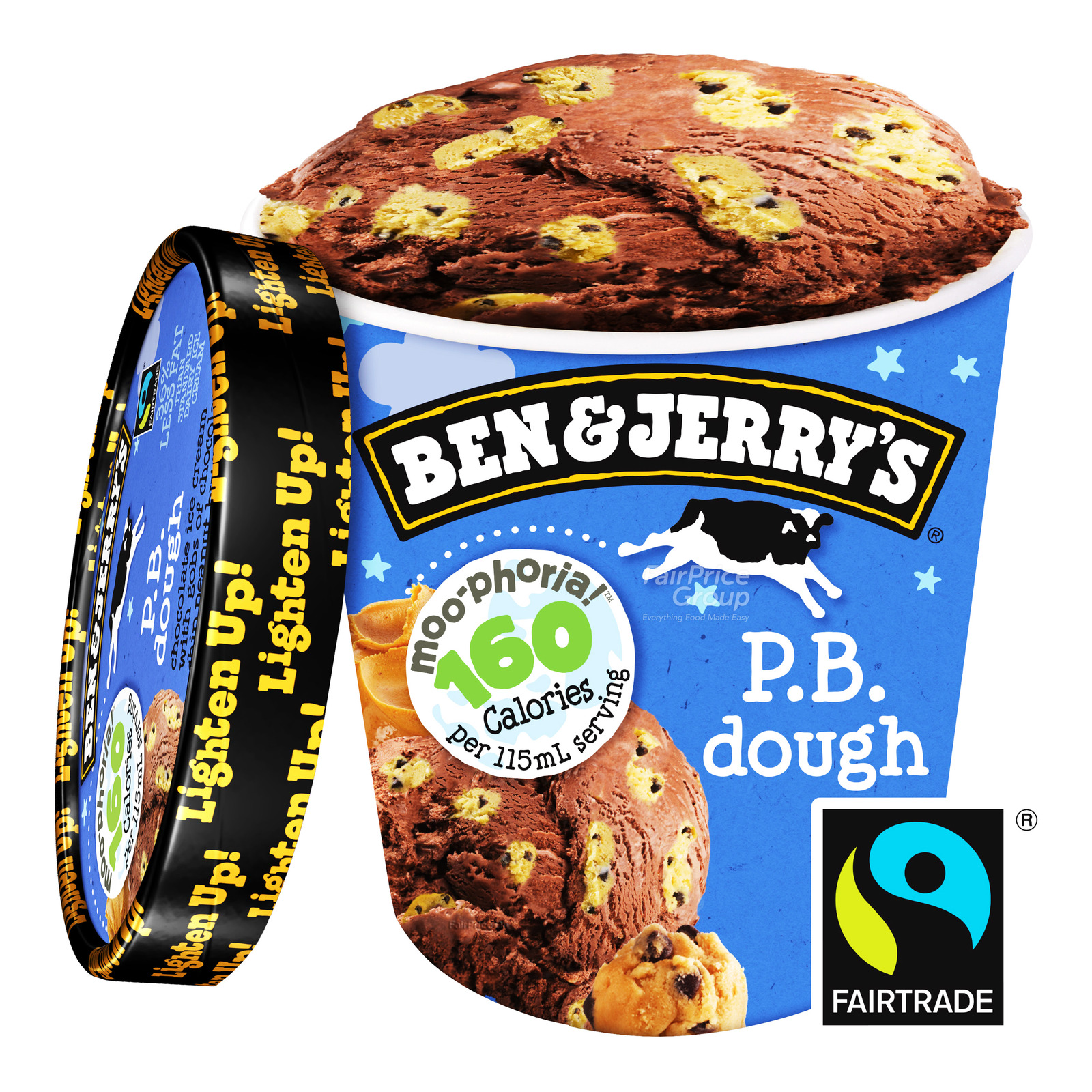 Ben & Jerry's Low Calorie Ice Cream - P.B. Dough