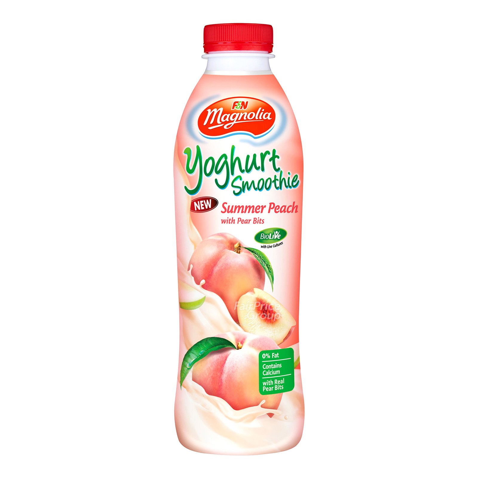 F&N Magnolia Yoghurt Bottle Smoothie - Summer Peach & Pear Bits