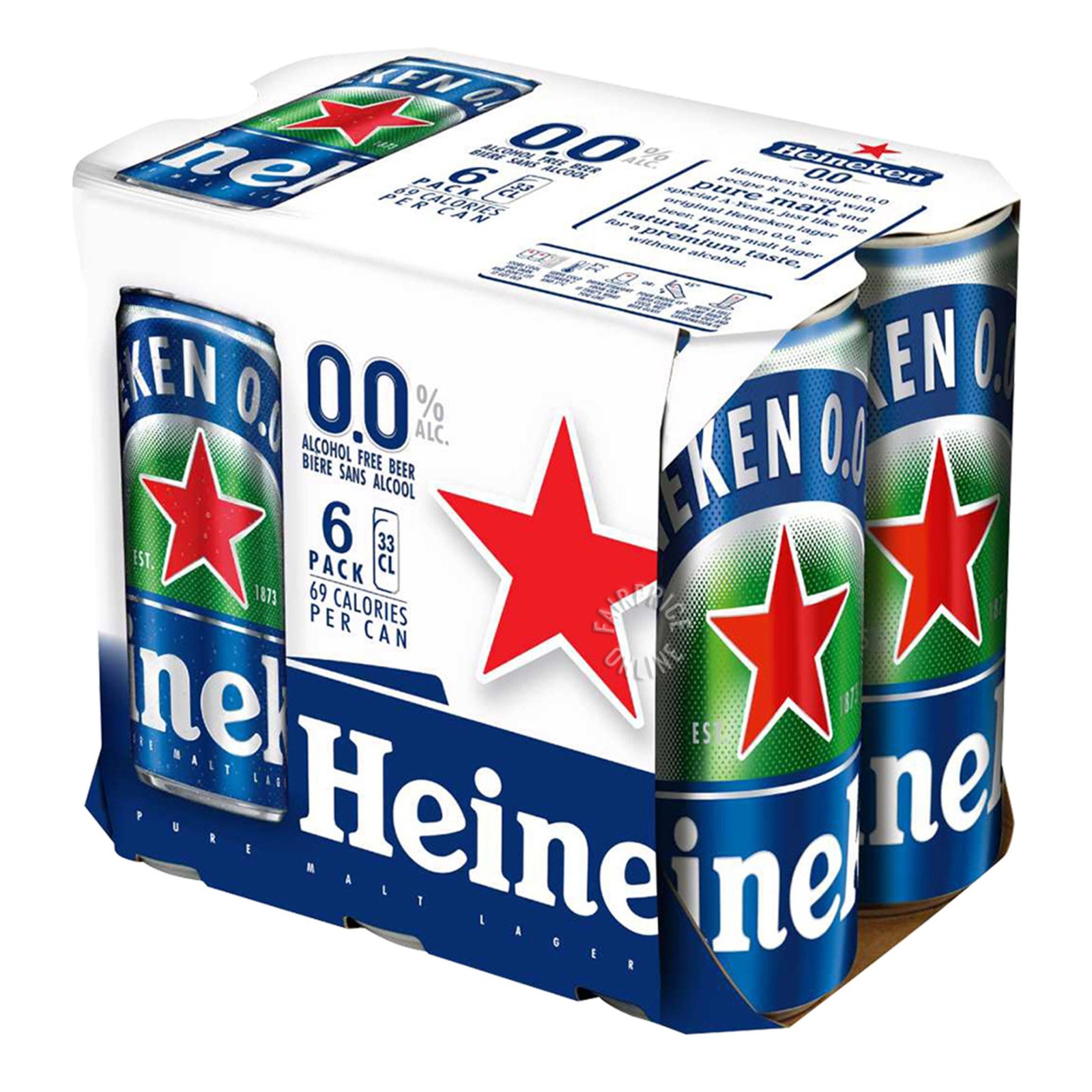Heineken 0.0% Alcohol Free Can Beer
