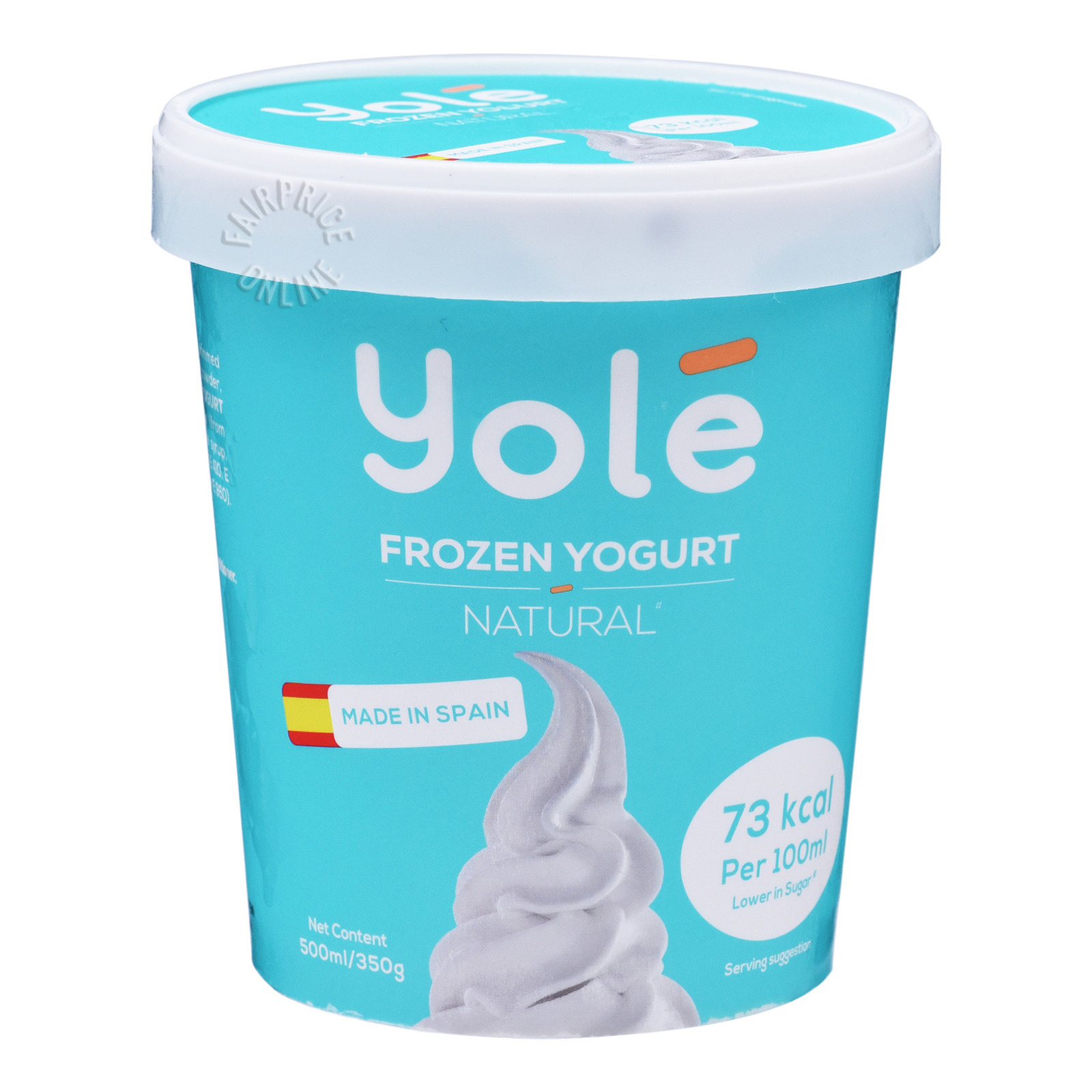 Yole Frozen Yogurt Ice Cream - Natural