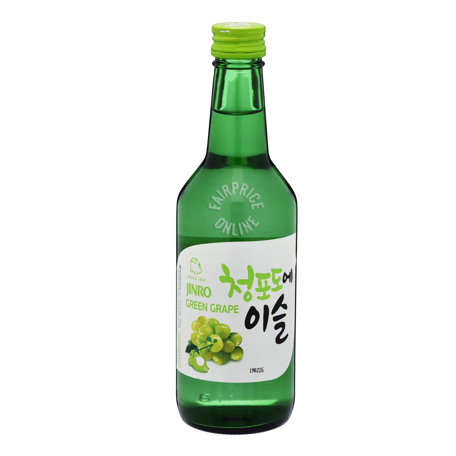 Soju Green Grape Jinro Chamisul Import Korea Shopee Indonesia