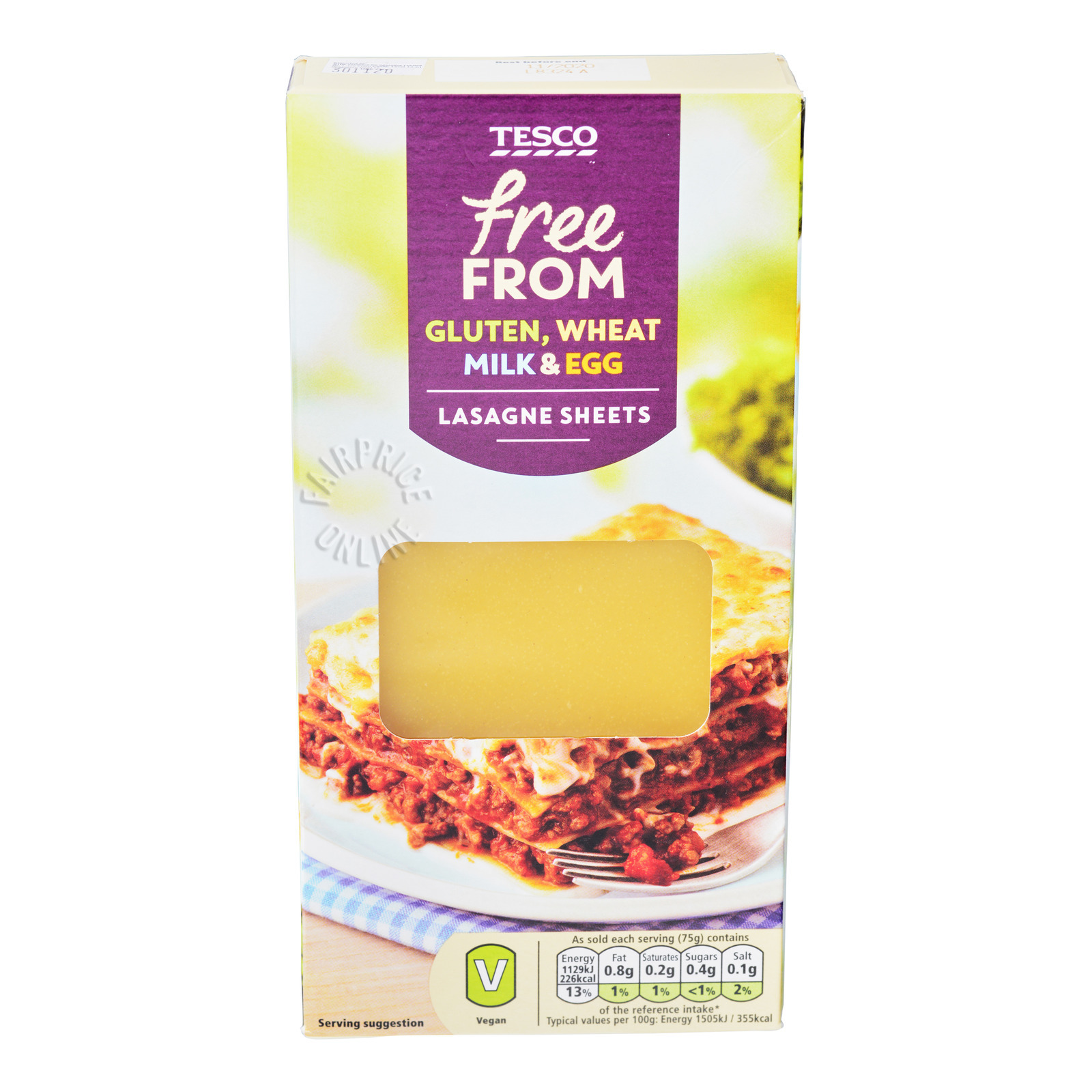 Tesco Free From Pasta - Lasagne Sheets | NTUC FairPrice