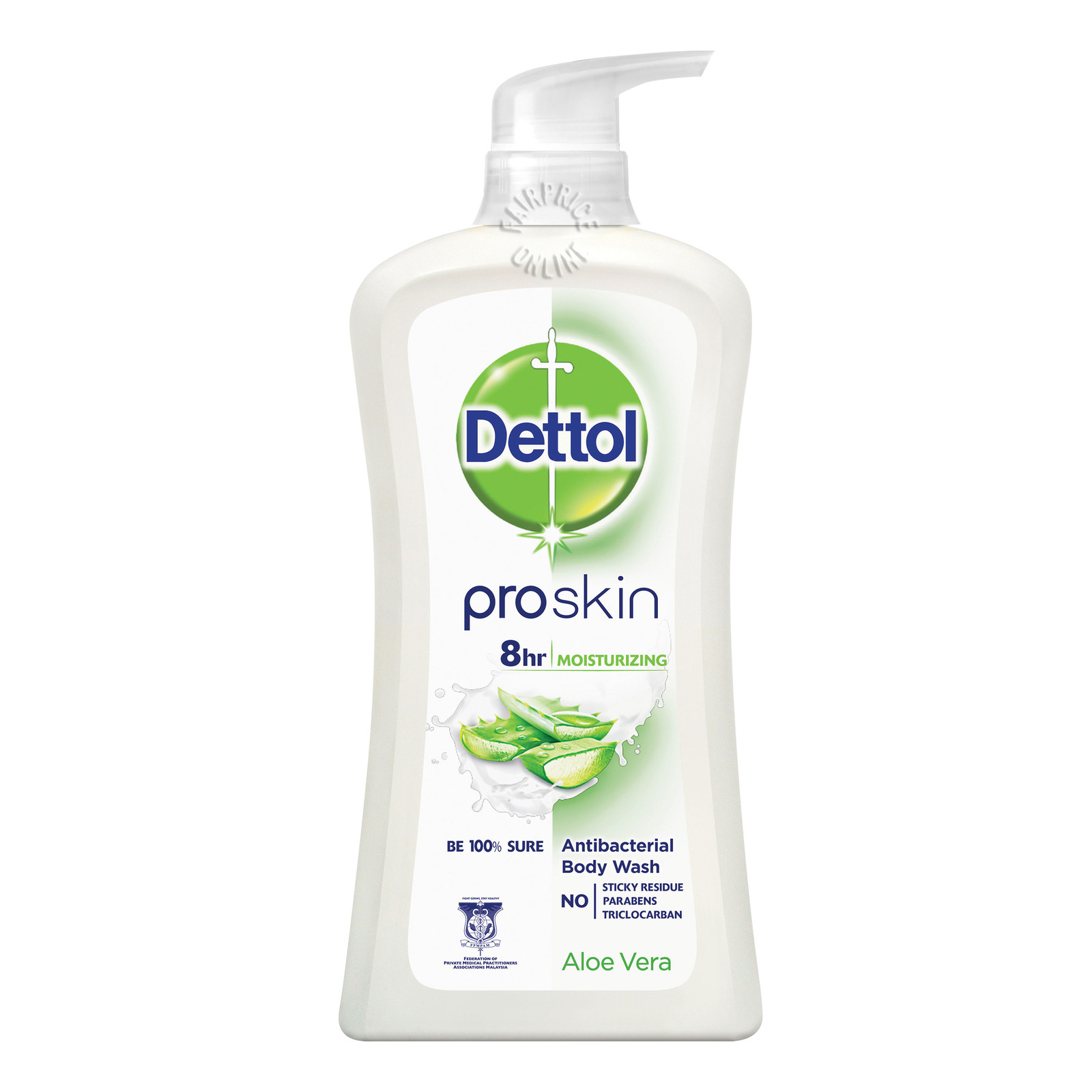 Dettol Proskin Antibacterial Body Wash - Aloe Vera