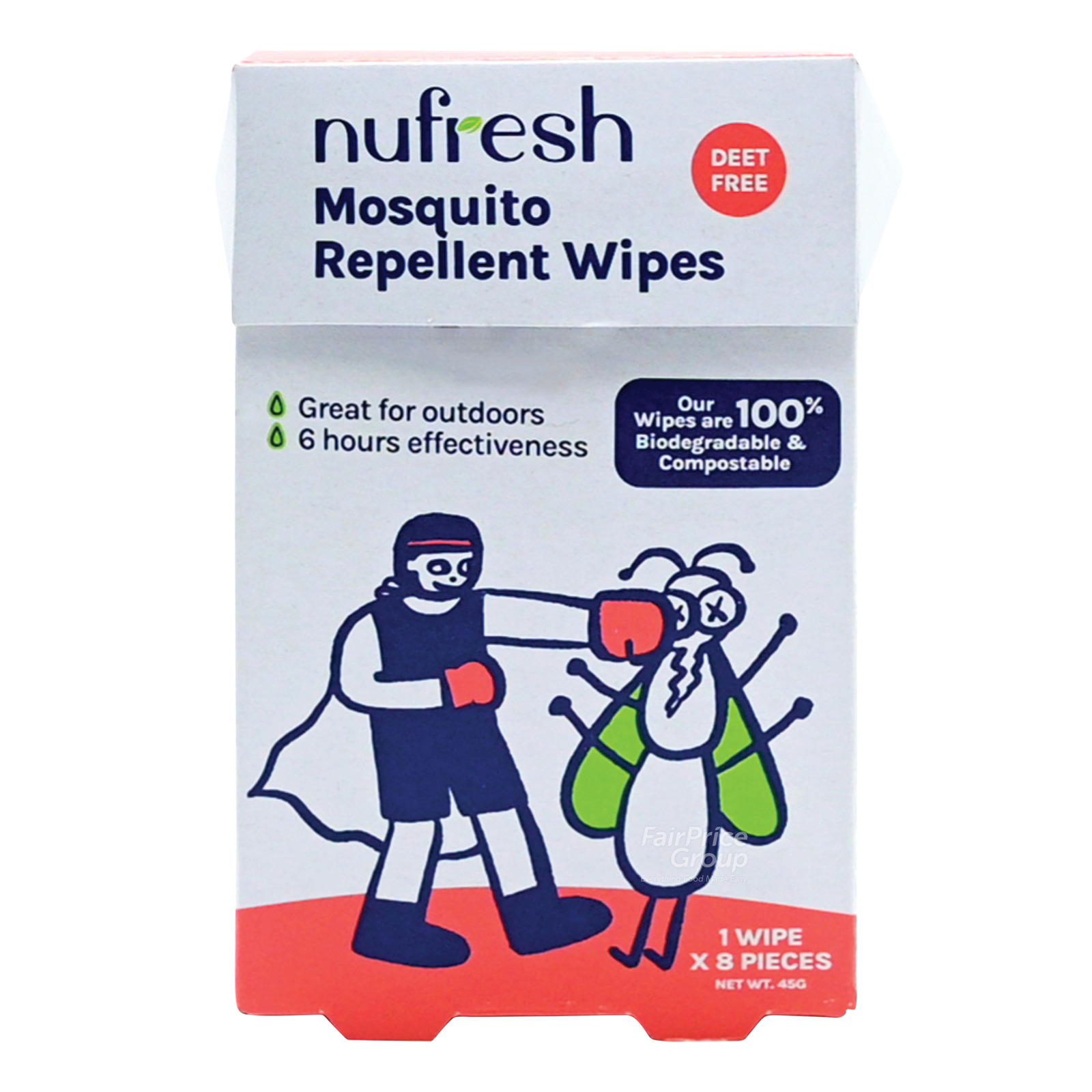 NuFresh Mosquito Repellent Wipes