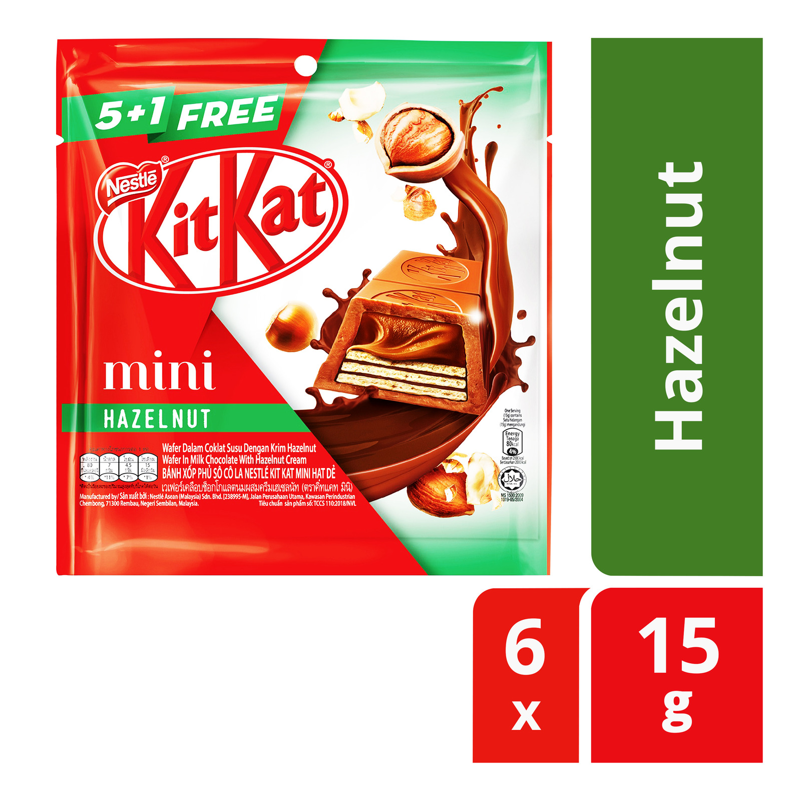 Nestle Kit Kat Mini Chocolate Bar - Hazelnut