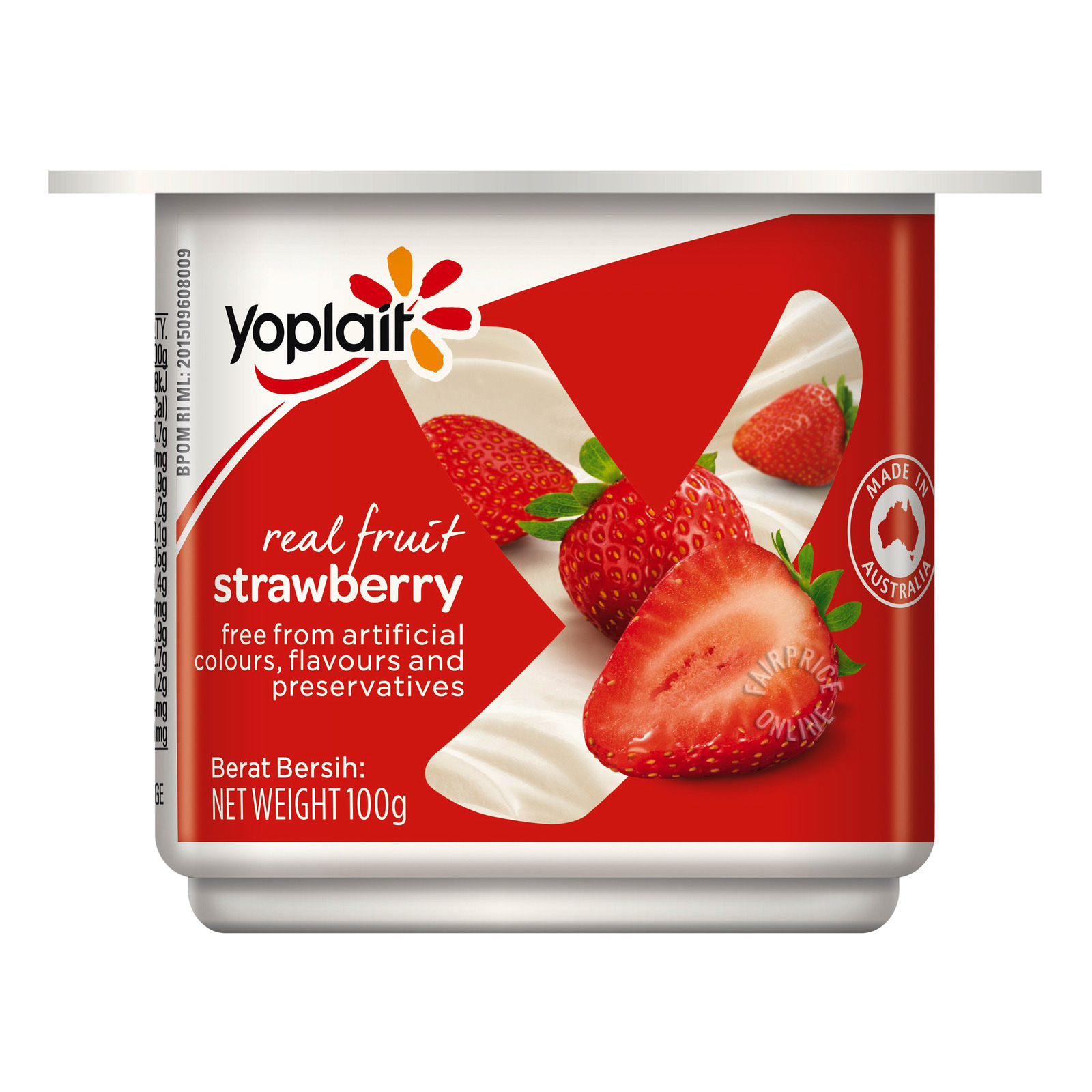 Yoplait Real Fruit Yoghurt - Strawberry