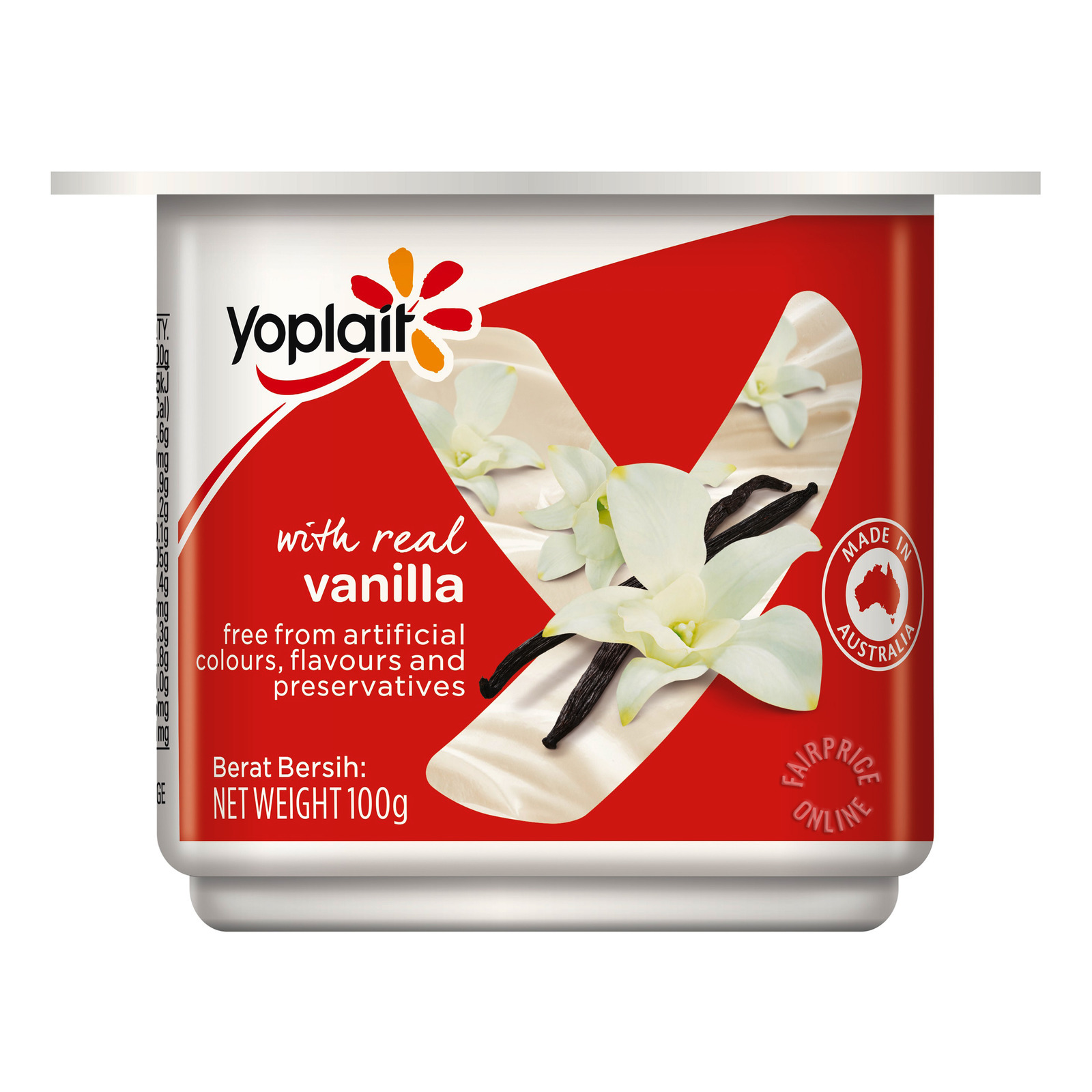 Yoplait Real Fruit Yoghurt - Vanilla