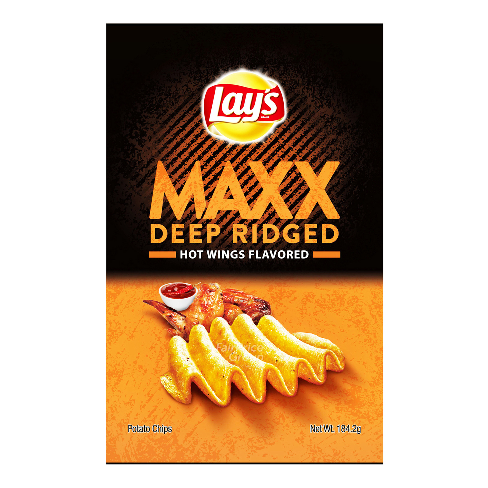 Lay's Maxx Deep Ridged Crackers - Hot Wings