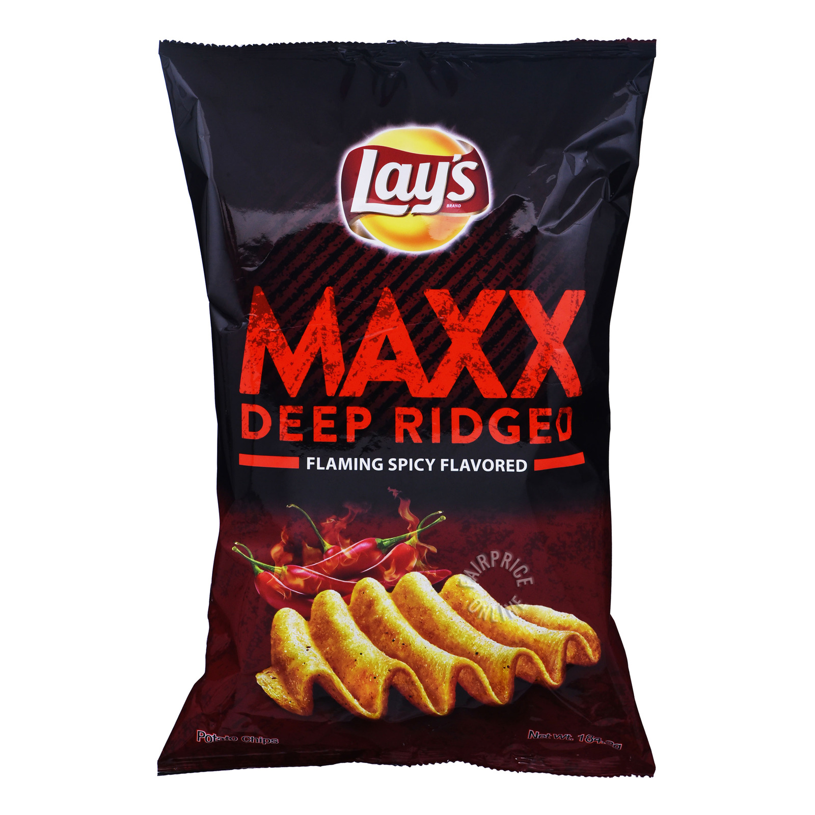Lay's Maxx Deep Ridged Crackers - Flaming Spicy