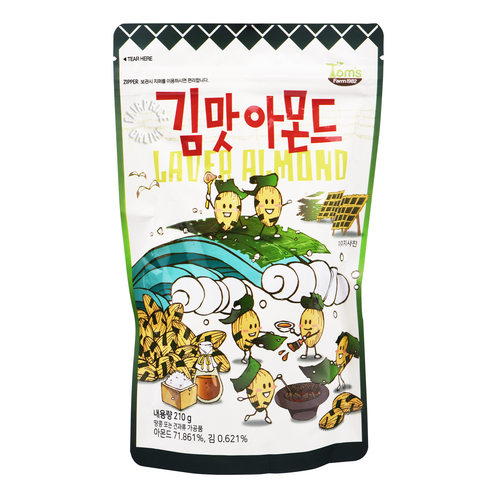 Tom's Farm Almond - Laver | NTUC FairPrice