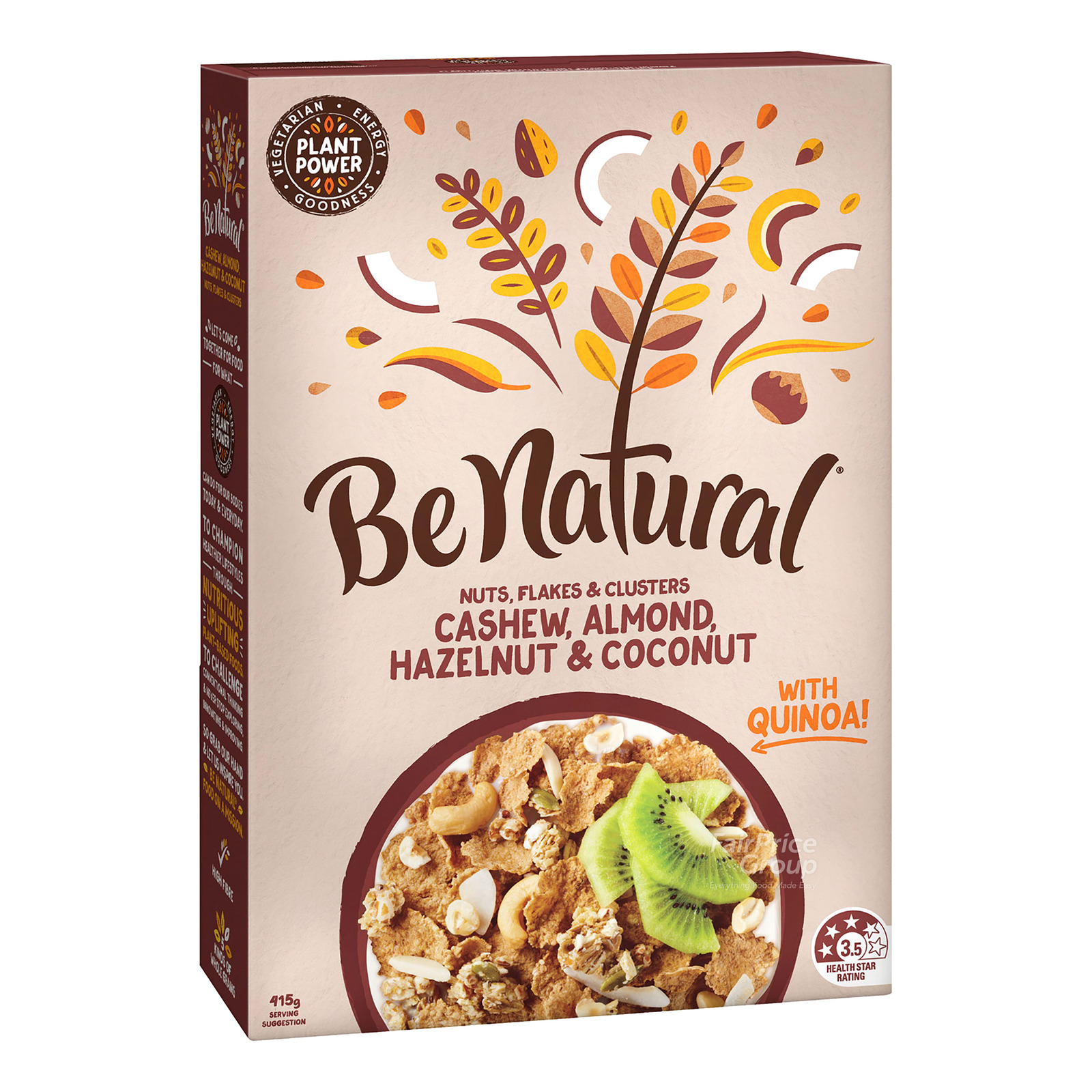Be Natural Cereal - Cashew, Almond, Hazelnut & Coconut