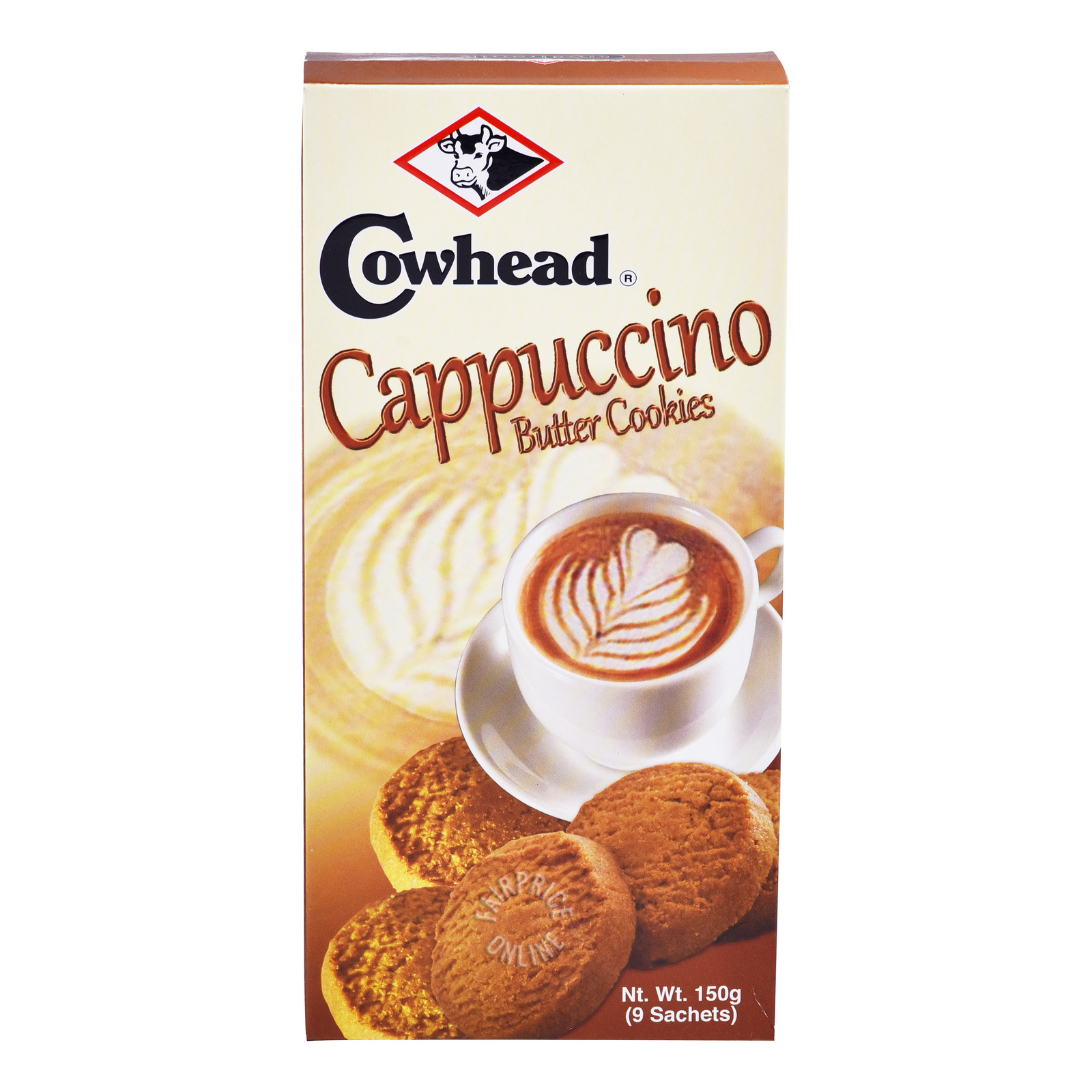 Cowhead Butter Cookies - Cappucino