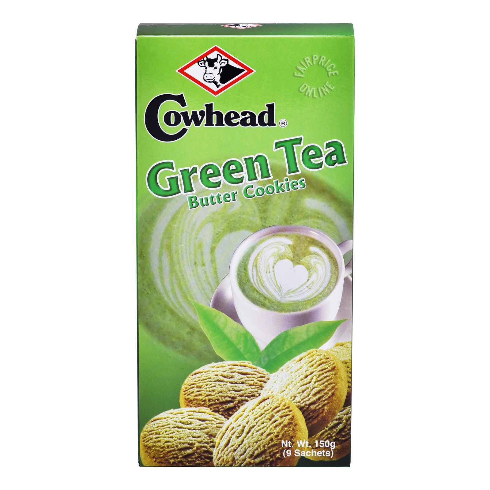 Cowhead Butter Cookies - Green Tea