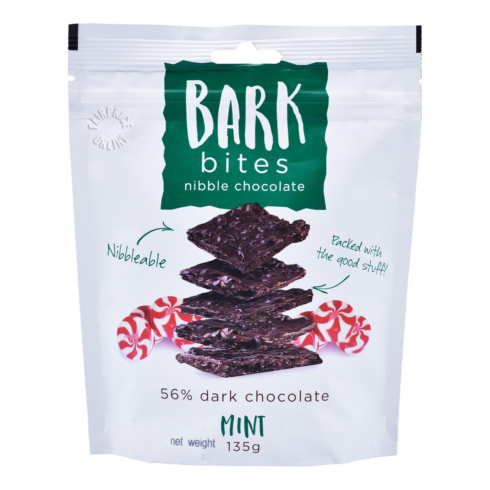 Bark Bites Dark Chocolate Nibble - Mint