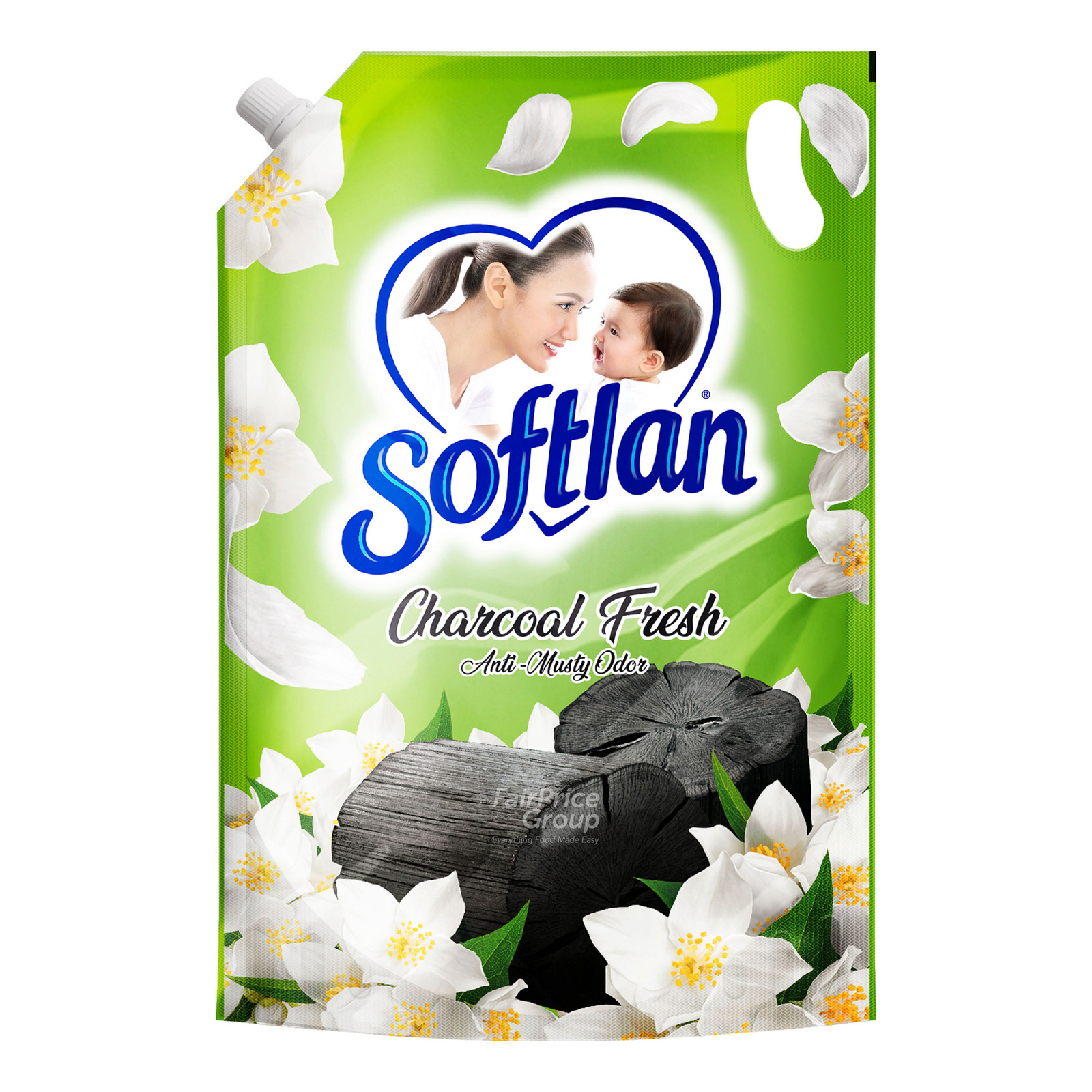 Softlan Fabric Softener Refill - Charcoal Cupboard Fresh