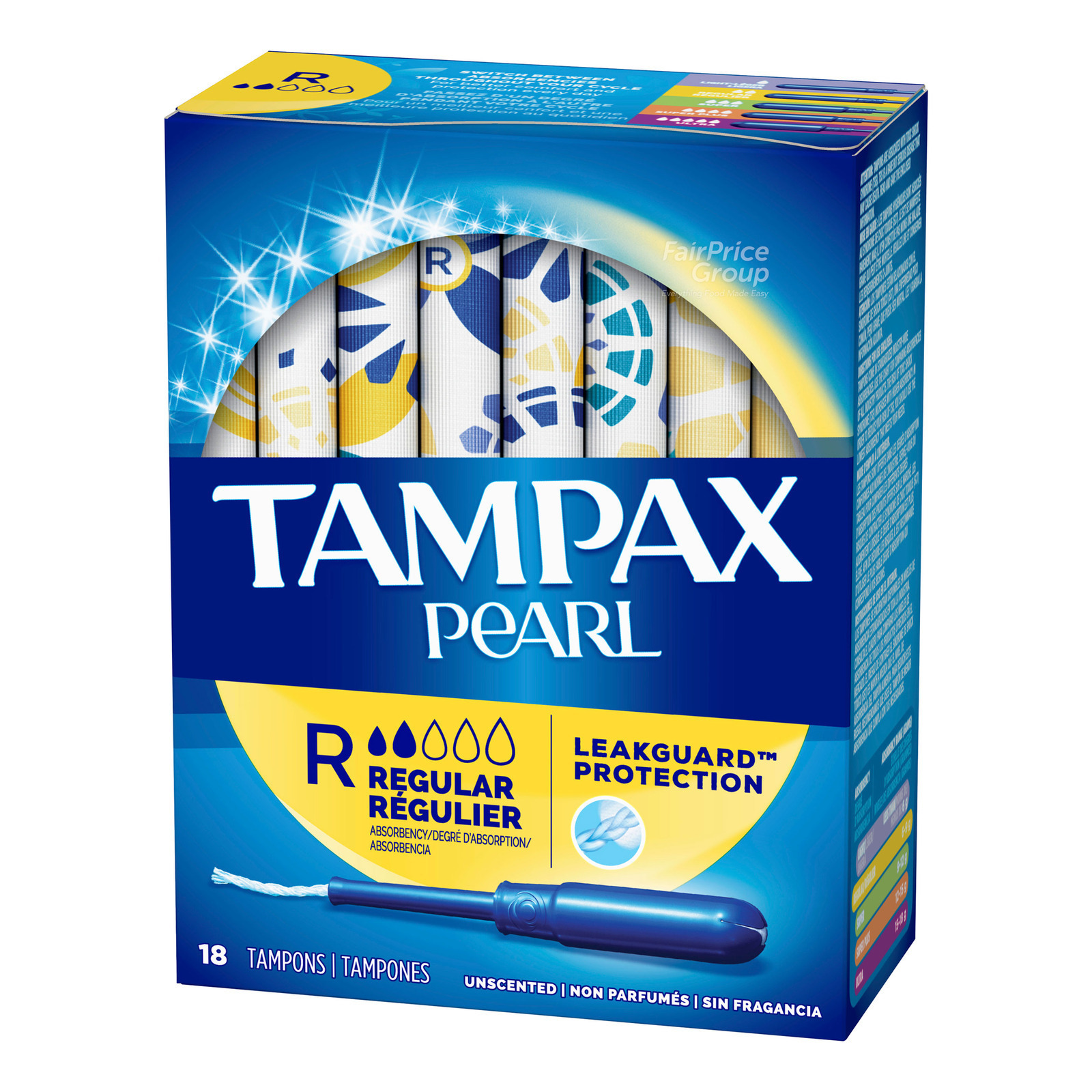 Tampax Pearl Tampons - Regular (Unscented)