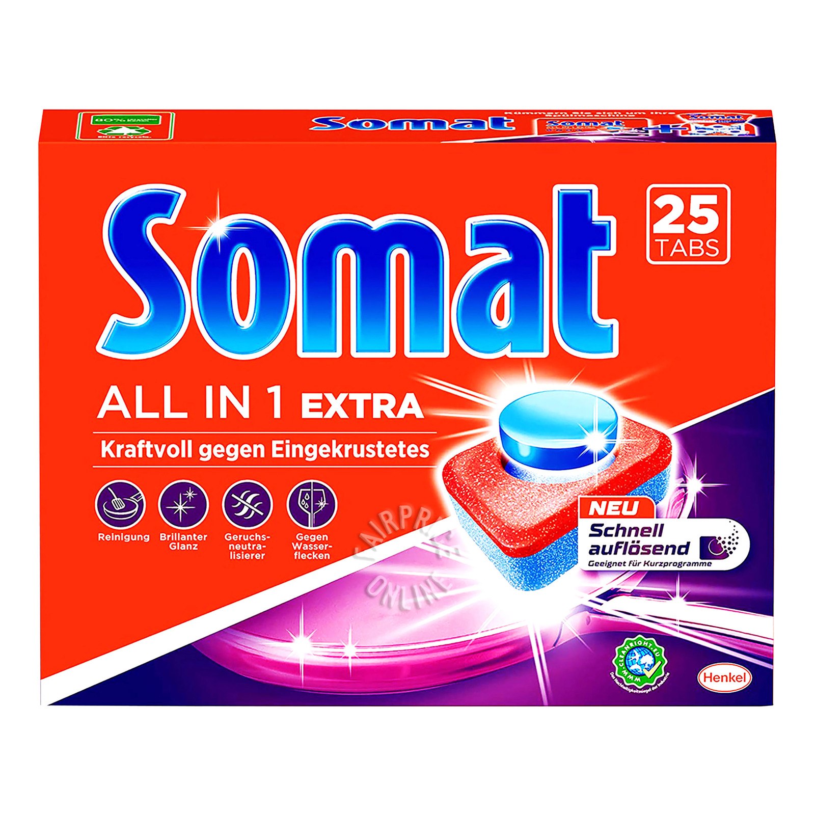 Somat 10 Multi-Action All-in-1 Extra Dishwasher Tablets