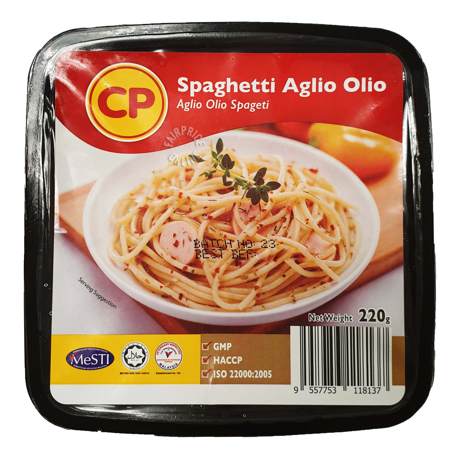 CP Ready To Eat Meal - Spaghetti Aglio Olio