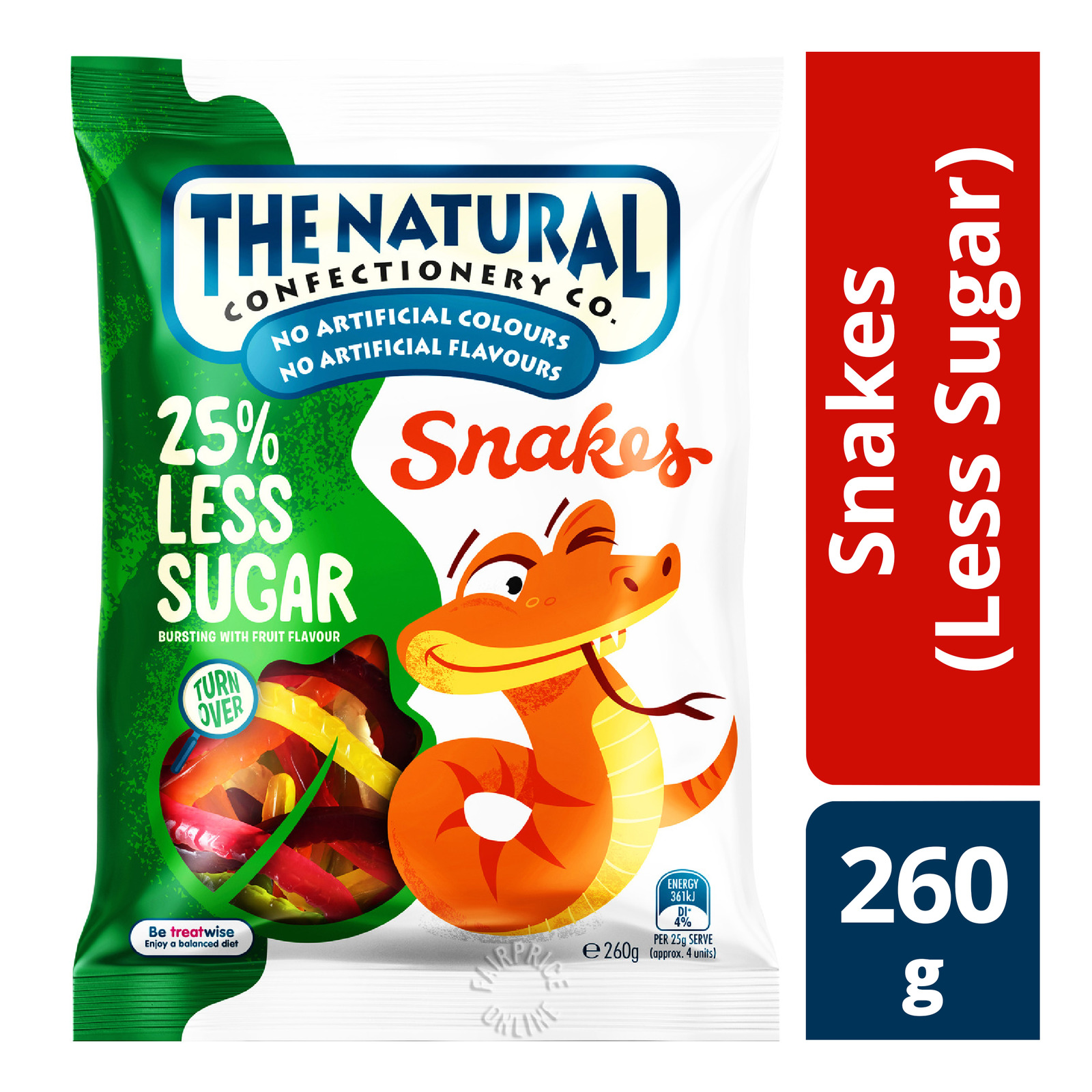 TNCC Gummies - Snakes (Less Sugar)