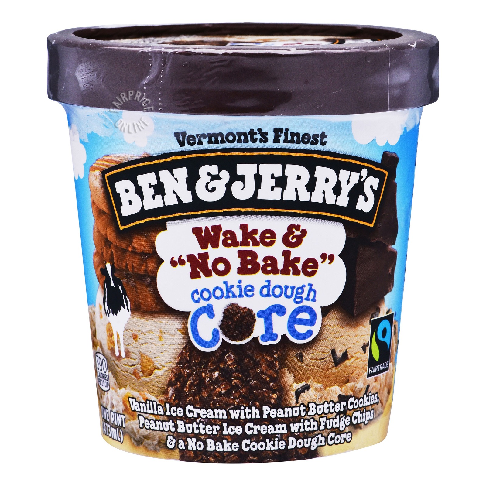 Ben & Jerry's Cookie Dough Core Ice Cream - Wake & No Bake