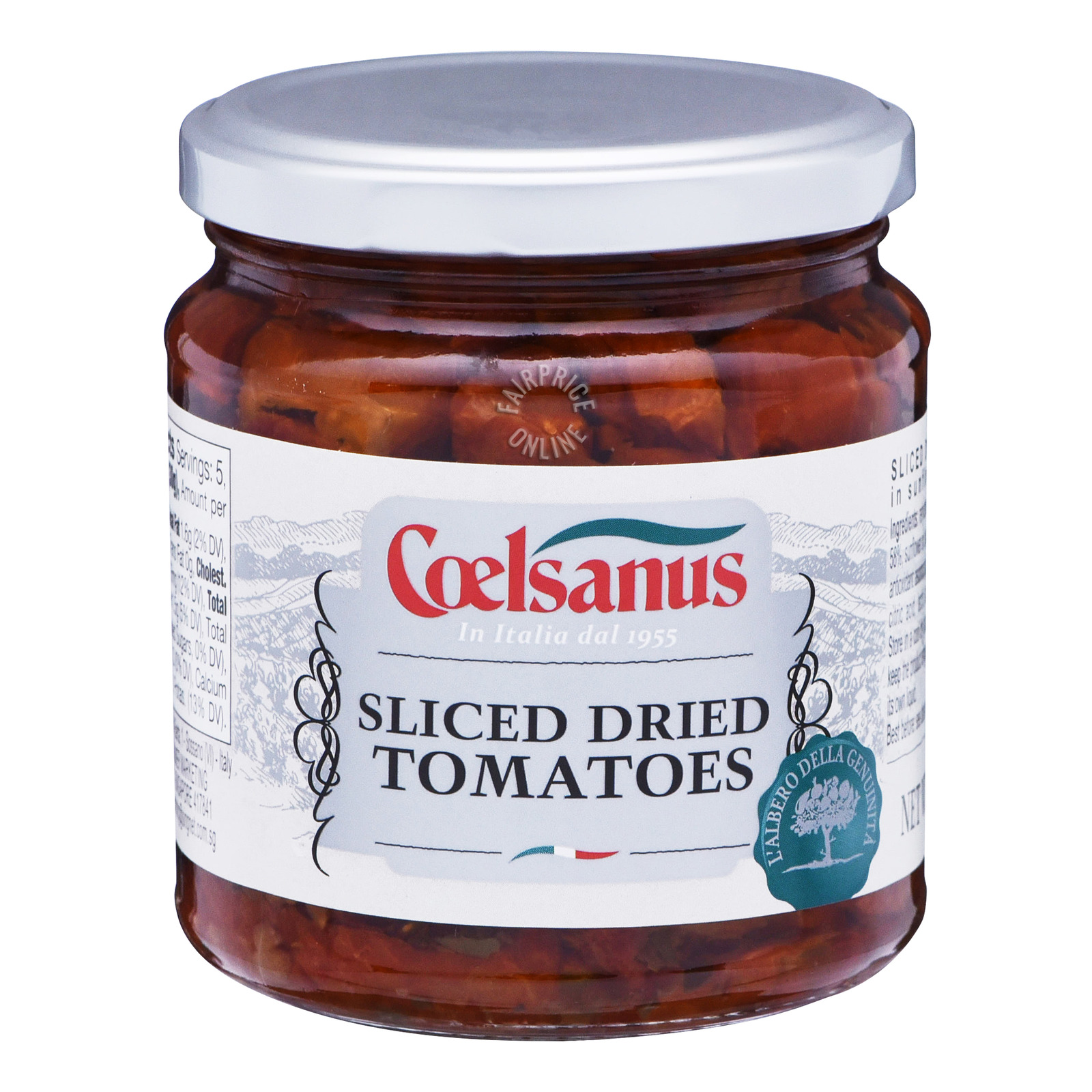 Coelsanus Dried Tomatoes in Sunflower Oil - Sliced