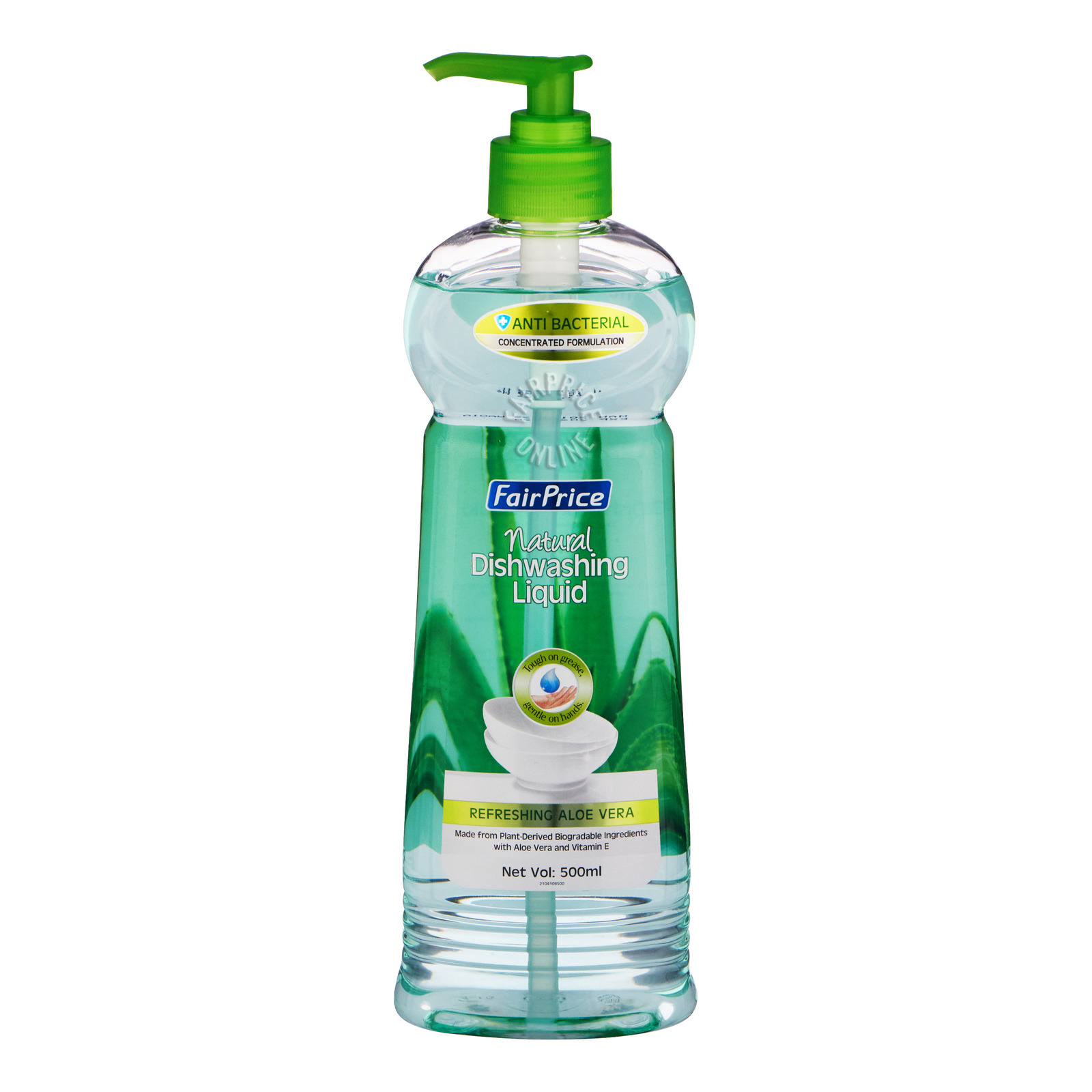 FairPrice Natural Concentrated Dishwashing Liquid - Aloe Vera