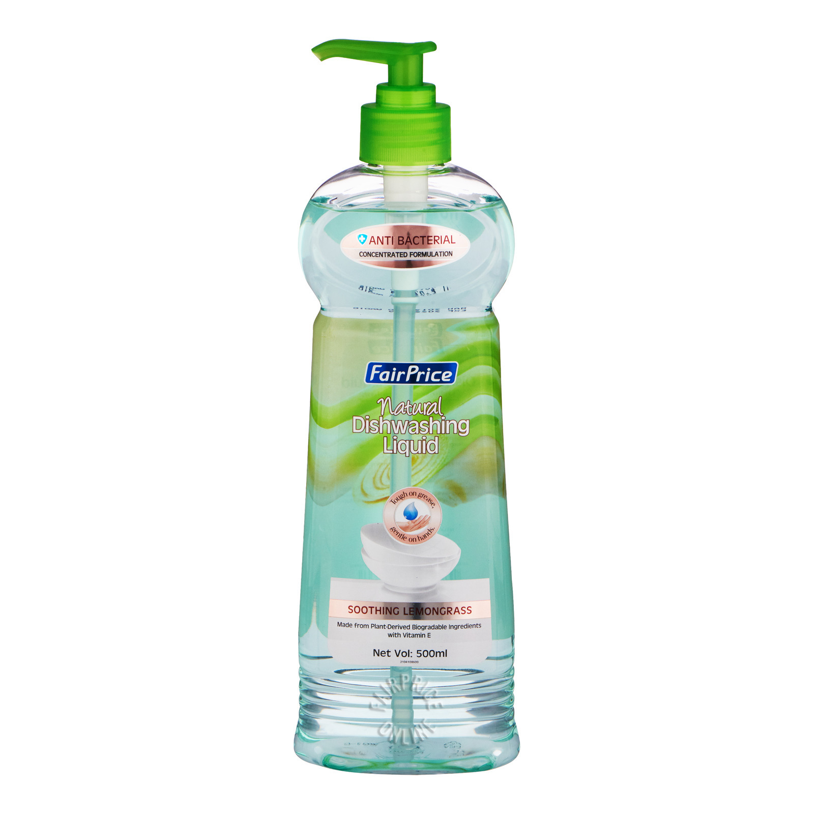 FairPrice Natural Concentrated Dishwashing Liquid - Lemongrass
